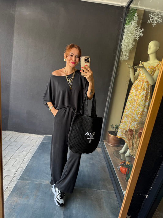 Look Siyah Modal Takım