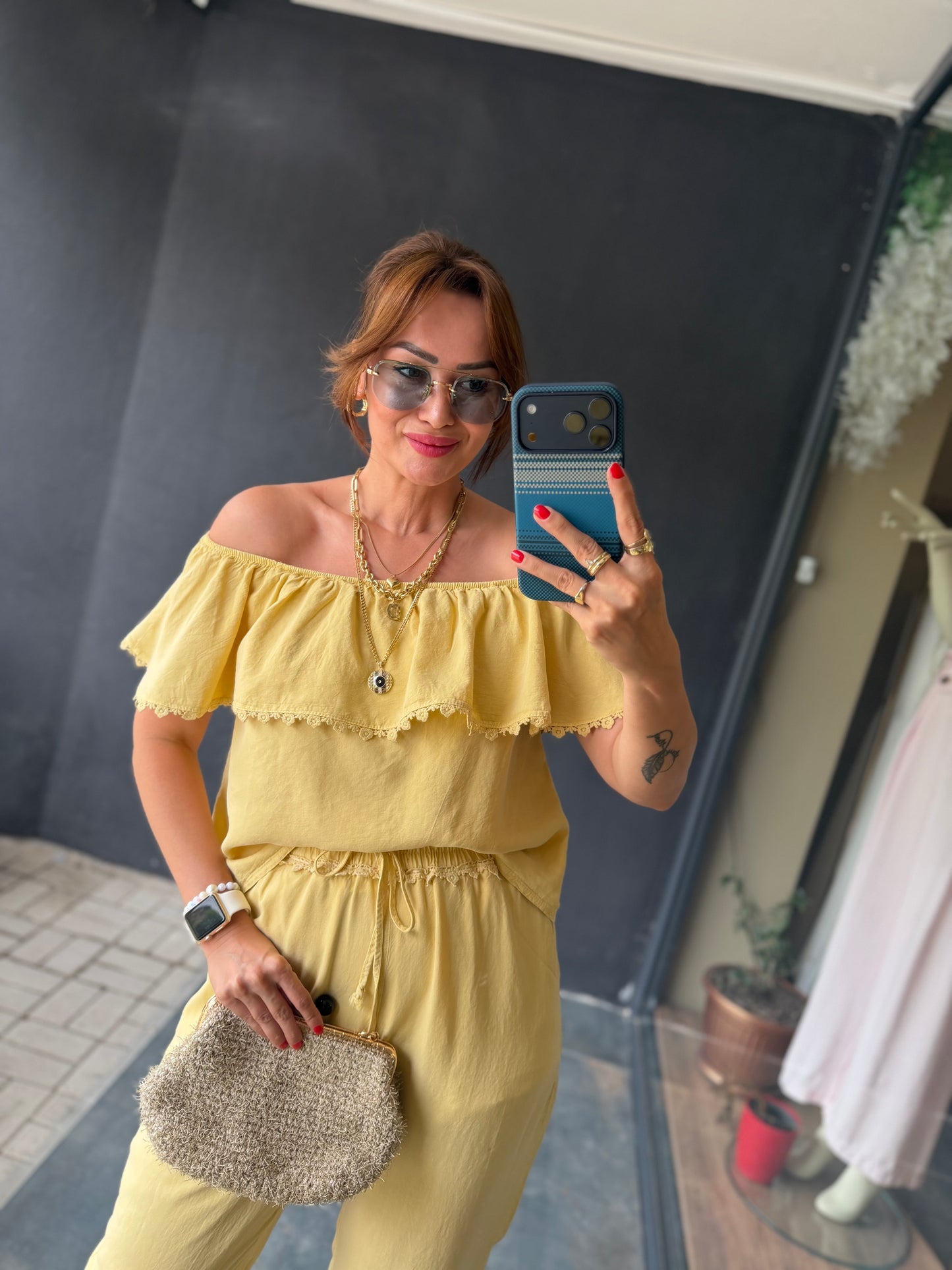 Limoncello Sarı Tensel Takım