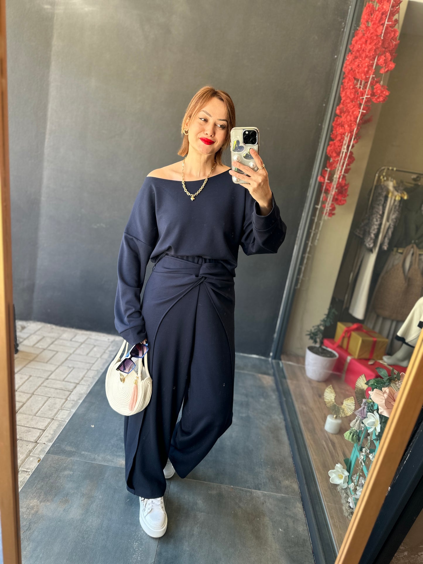 Mek Lacivert Modal Takım