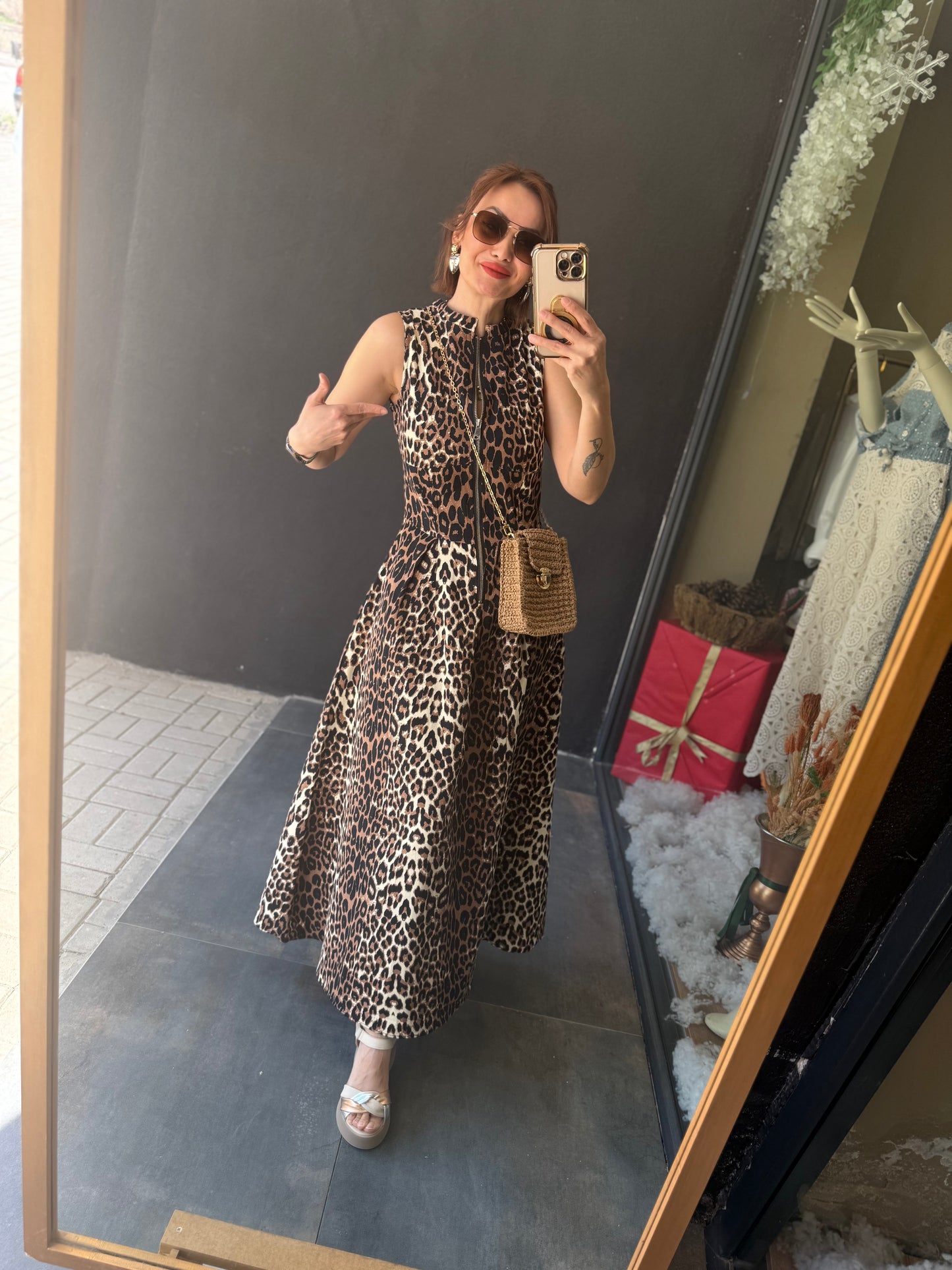 Deppot Leo Gabardin Elbise