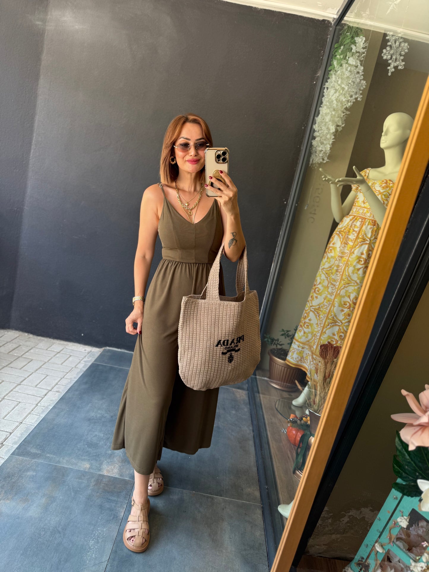 Asly Haki Midi Tulum