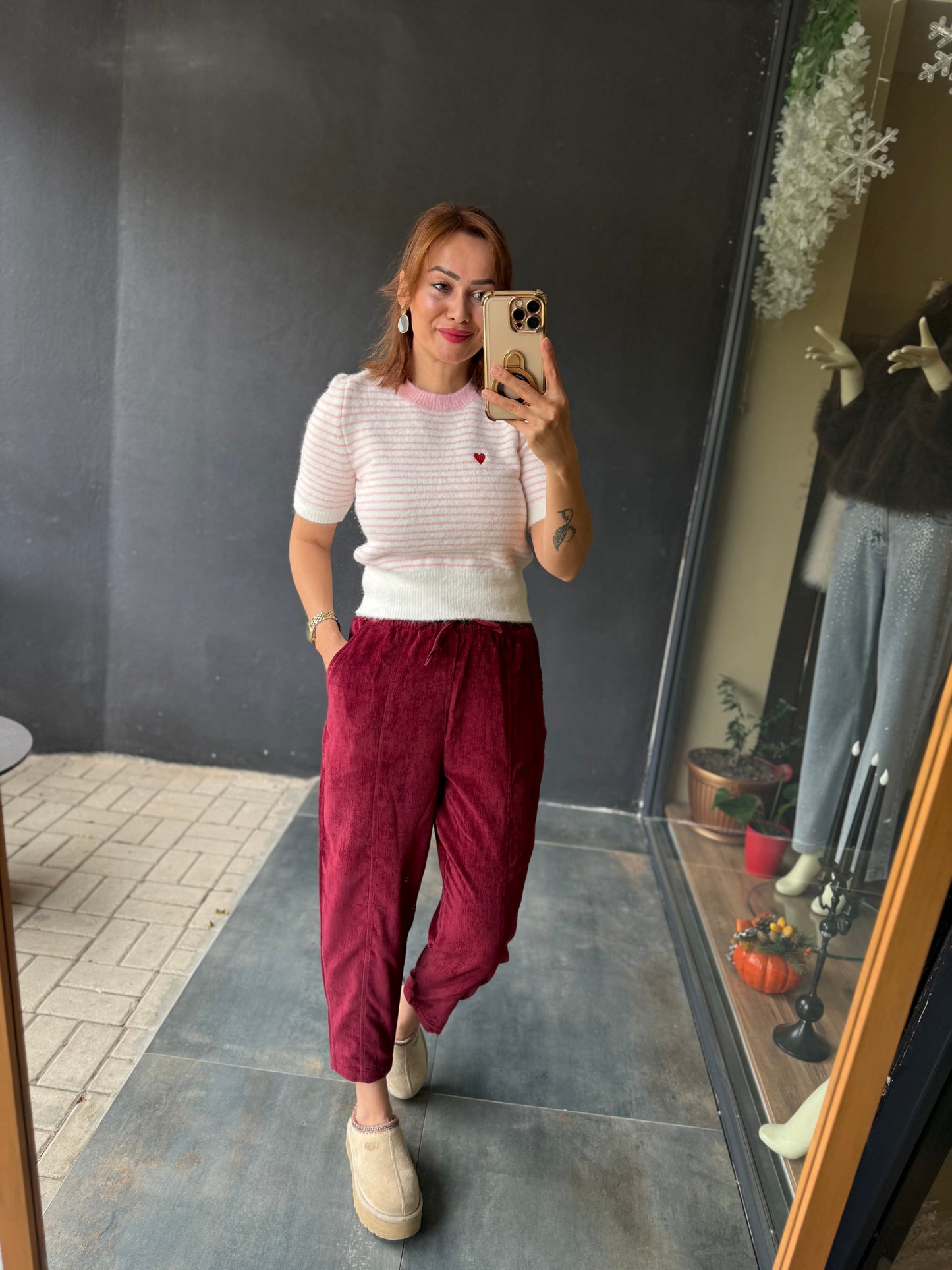 Harce Pembe Yumoş Triko