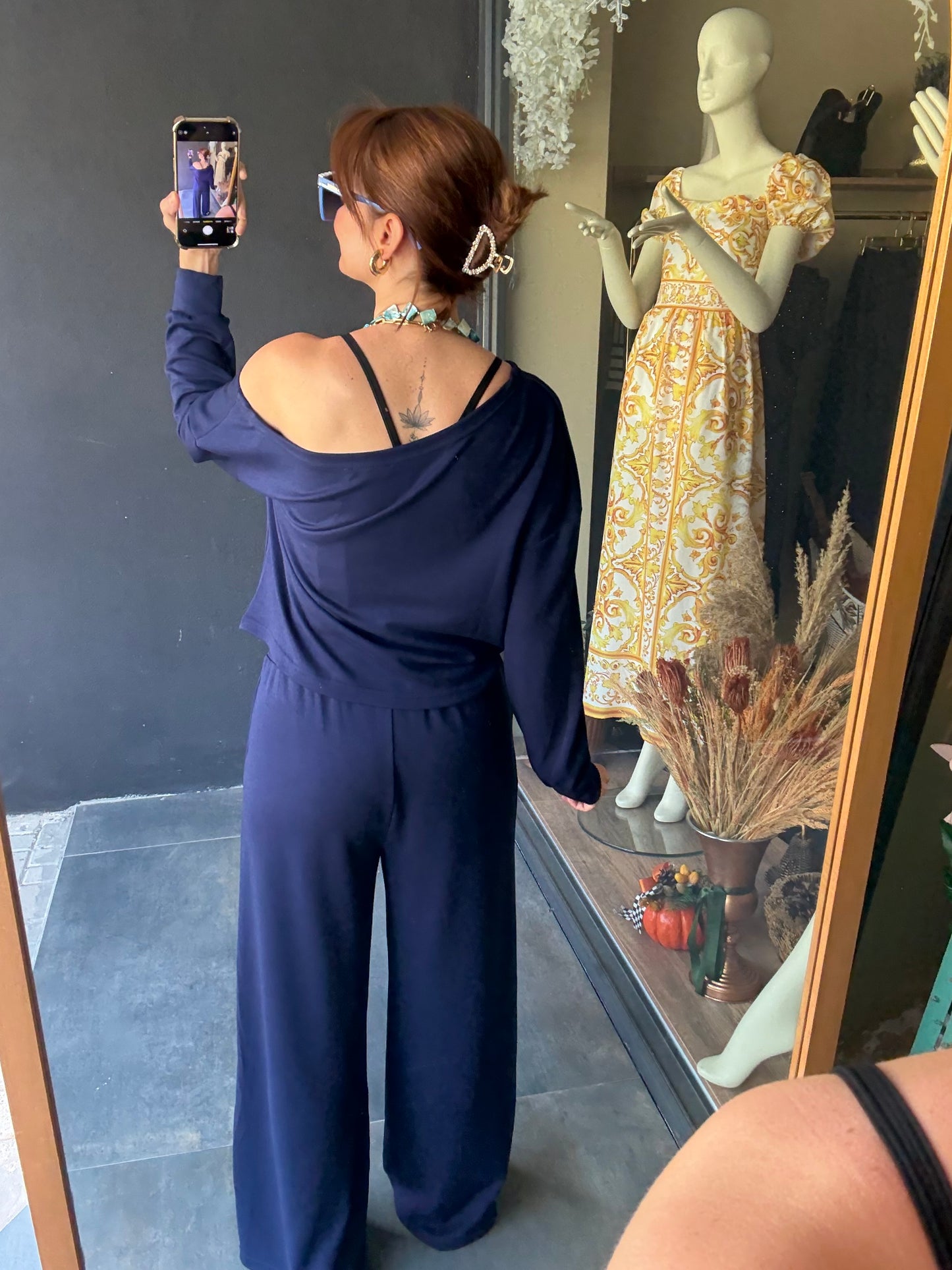 Latest Lacivert Modal Takım