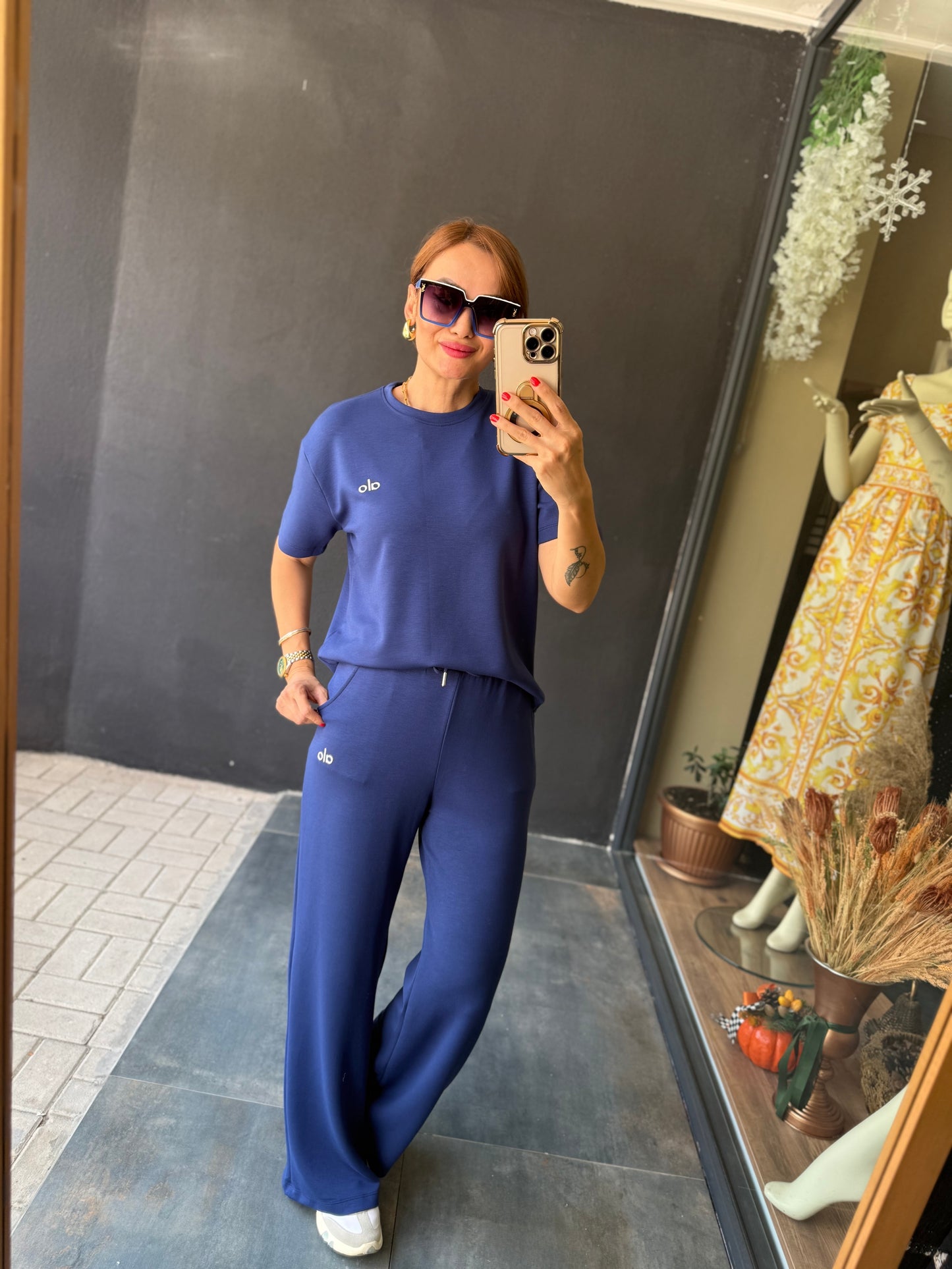 Latest Lacivert Modal Takım