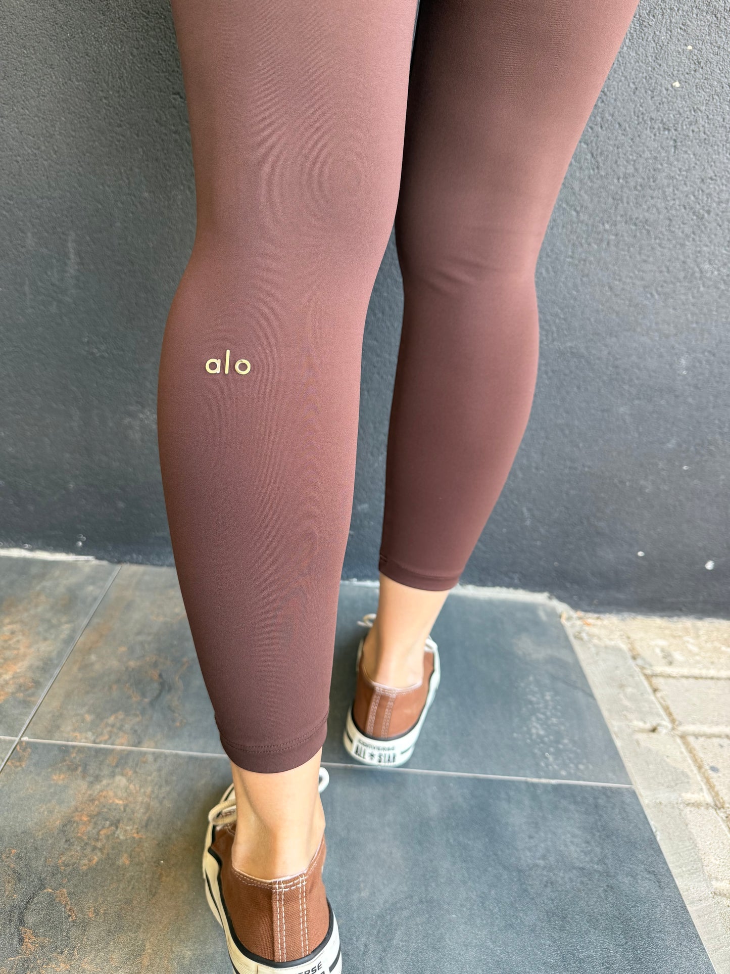 Elen Kahve Modal Tayt & Sweat Takım