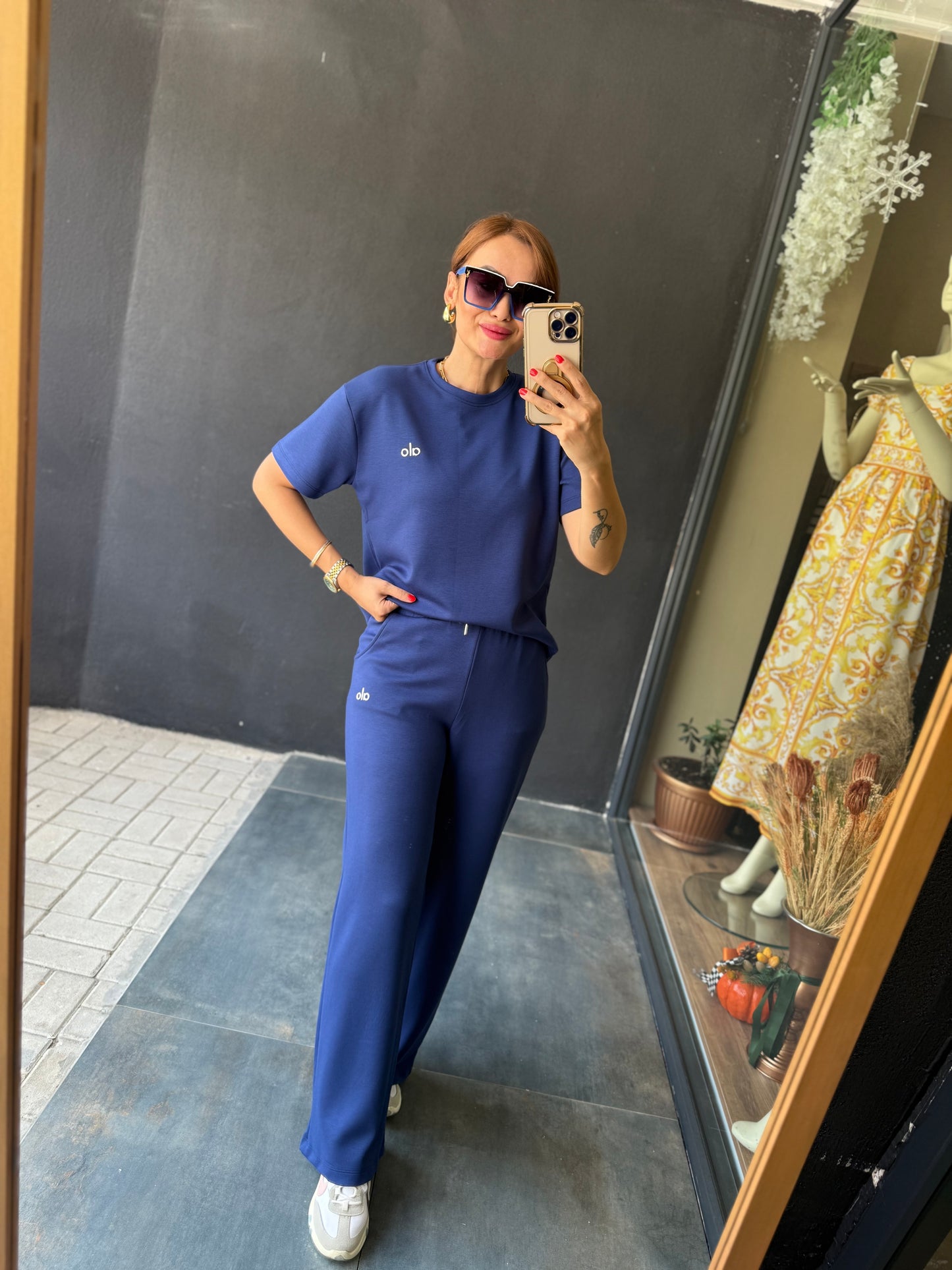 Latest Lacivert Modal Takım