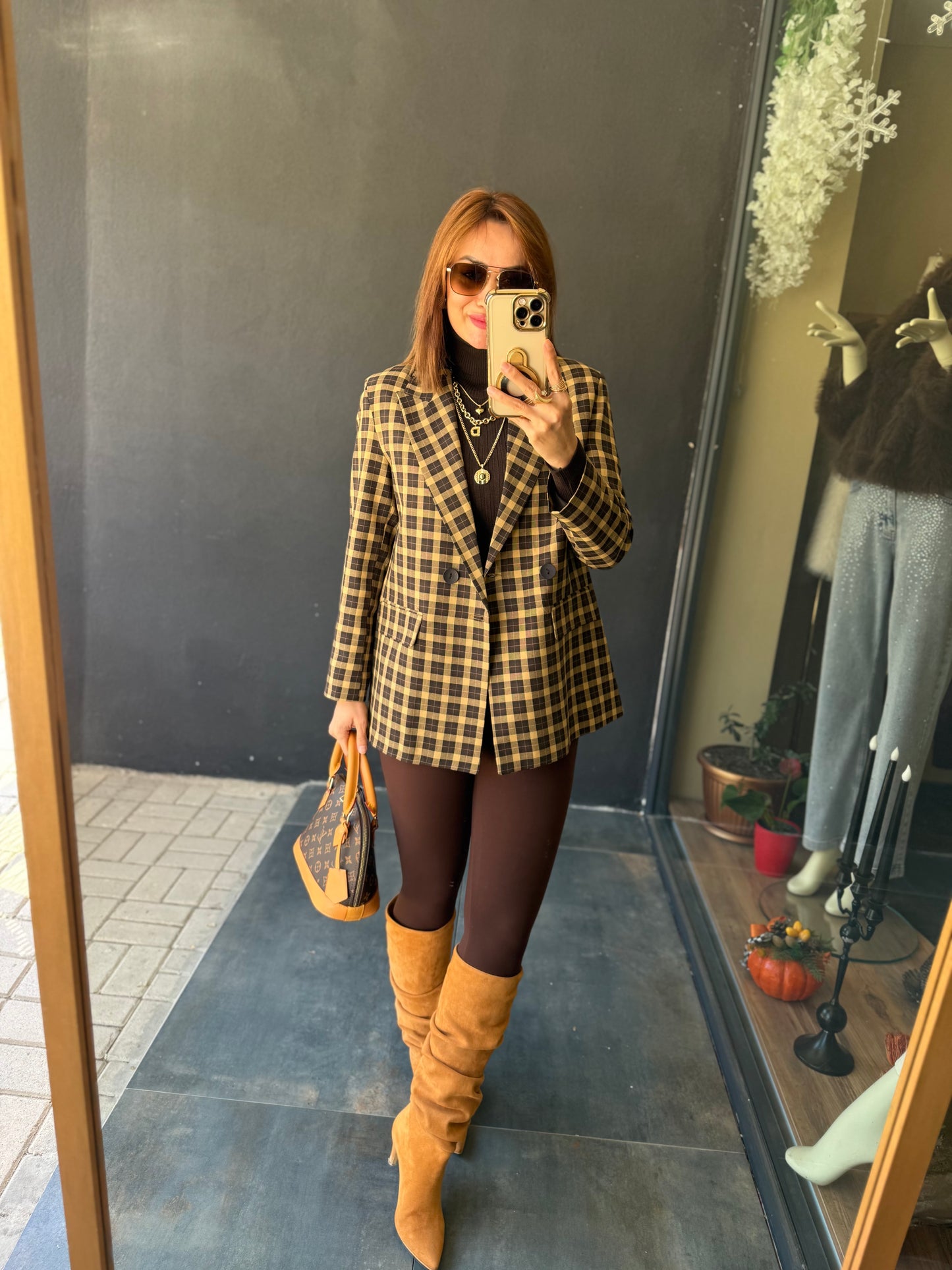 Wesy Kareli Vintage Blazer Ceket