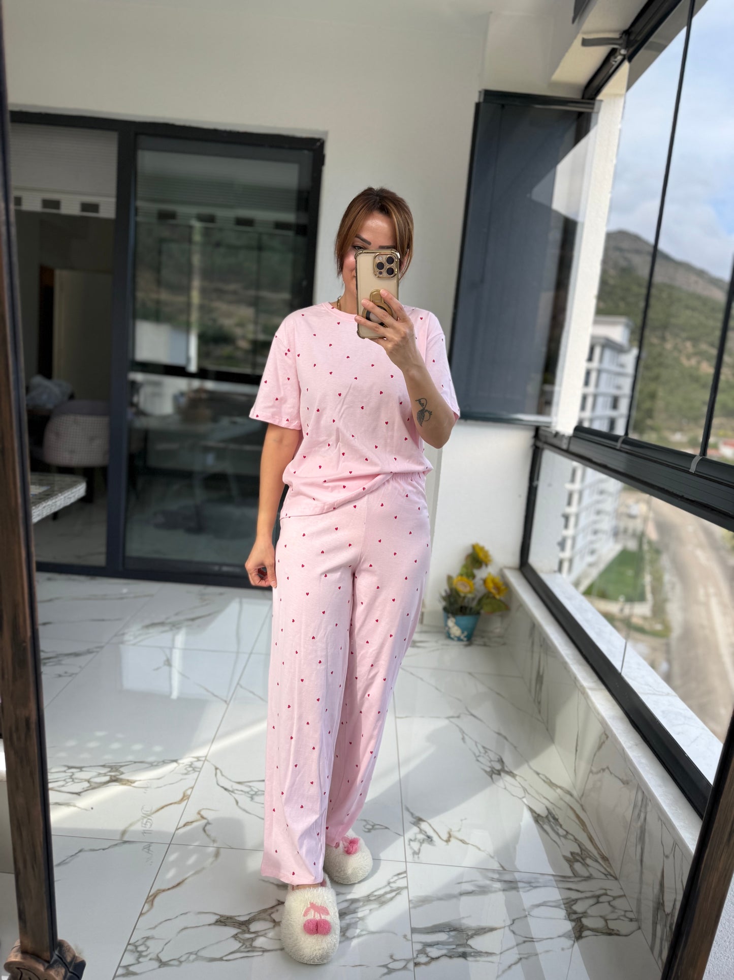 Hanteks Kısa Kol Pijama Takımı 4