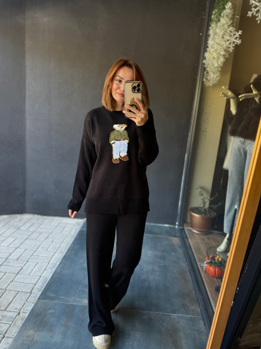 Sam-Co Siyah Ayıcık Takım