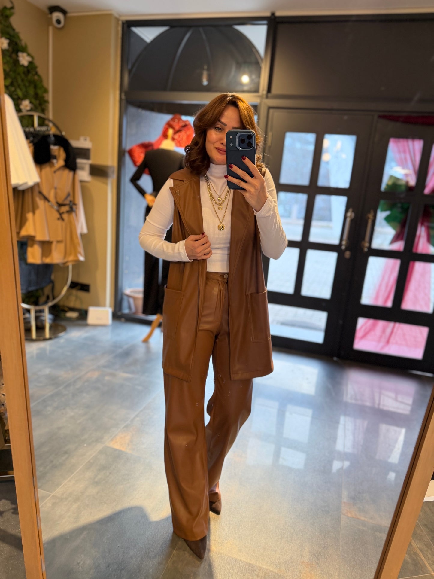 Majesty Kahve Deri Takım