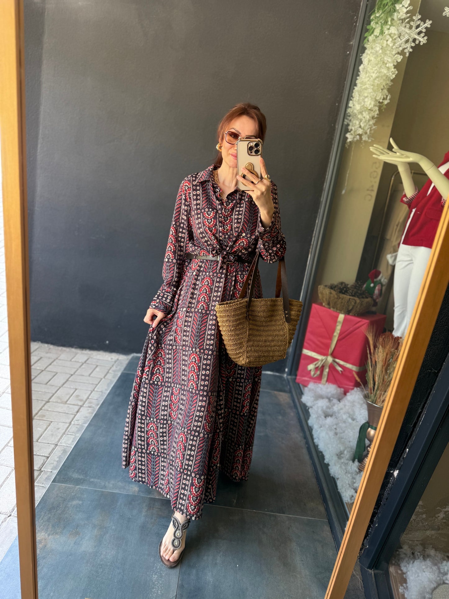 Ayriss Kahve Tensel Etek &Gömlek Takım