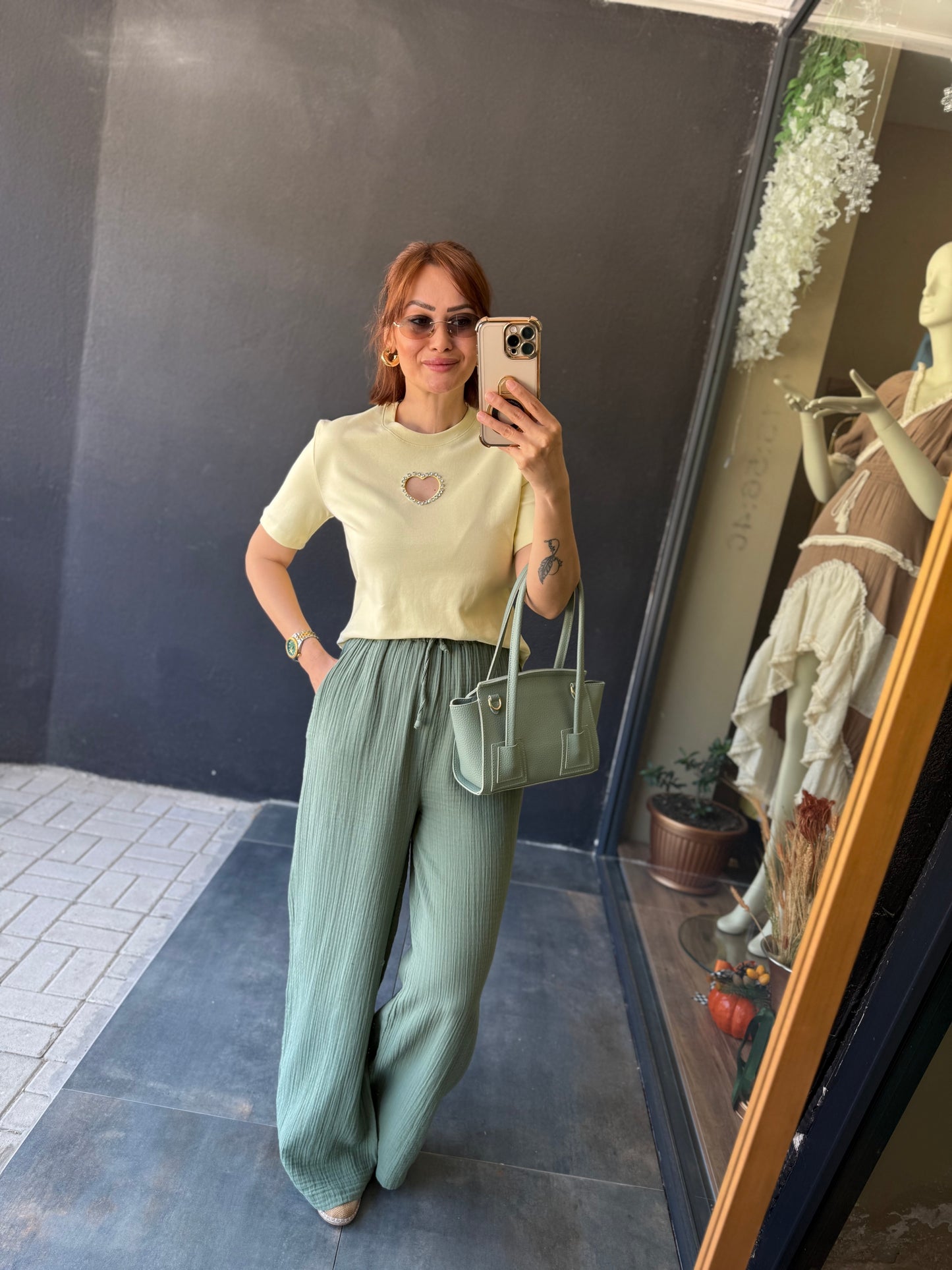 Bısou Yellow T-Shirt