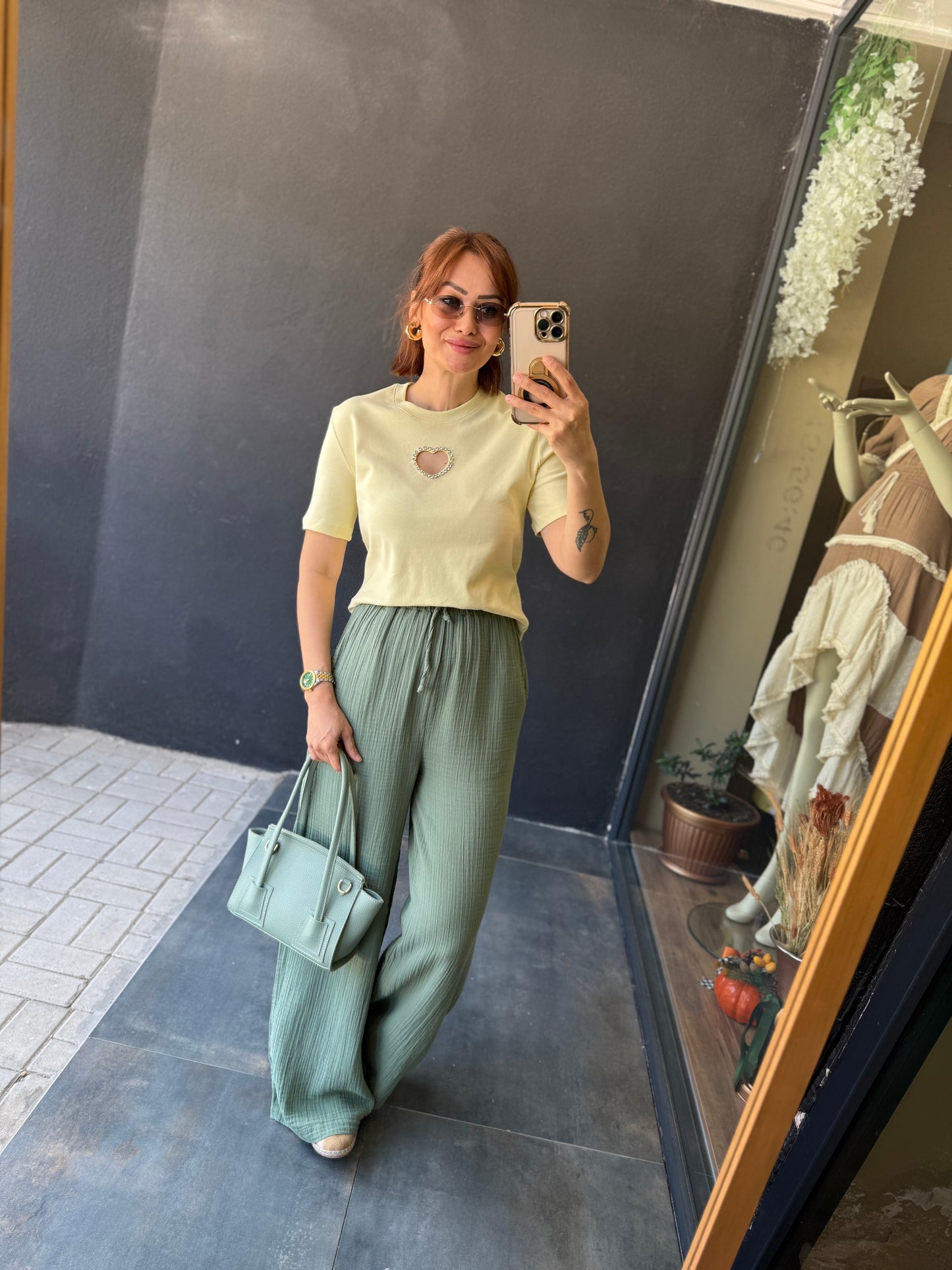 Bısou Yellow T-Shirt