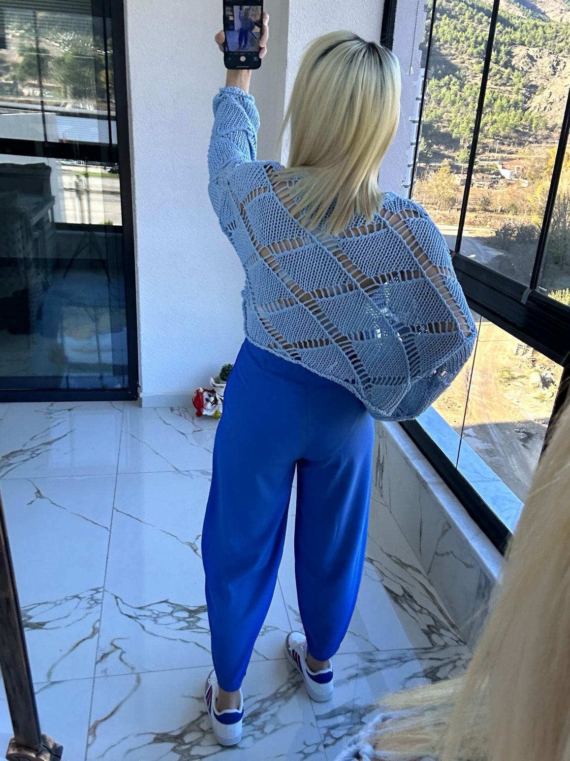 Bebe Mavi Balon Pantolon