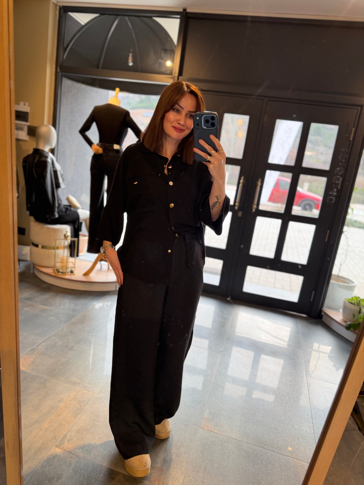 Sensitive Siyah Tensel Takım