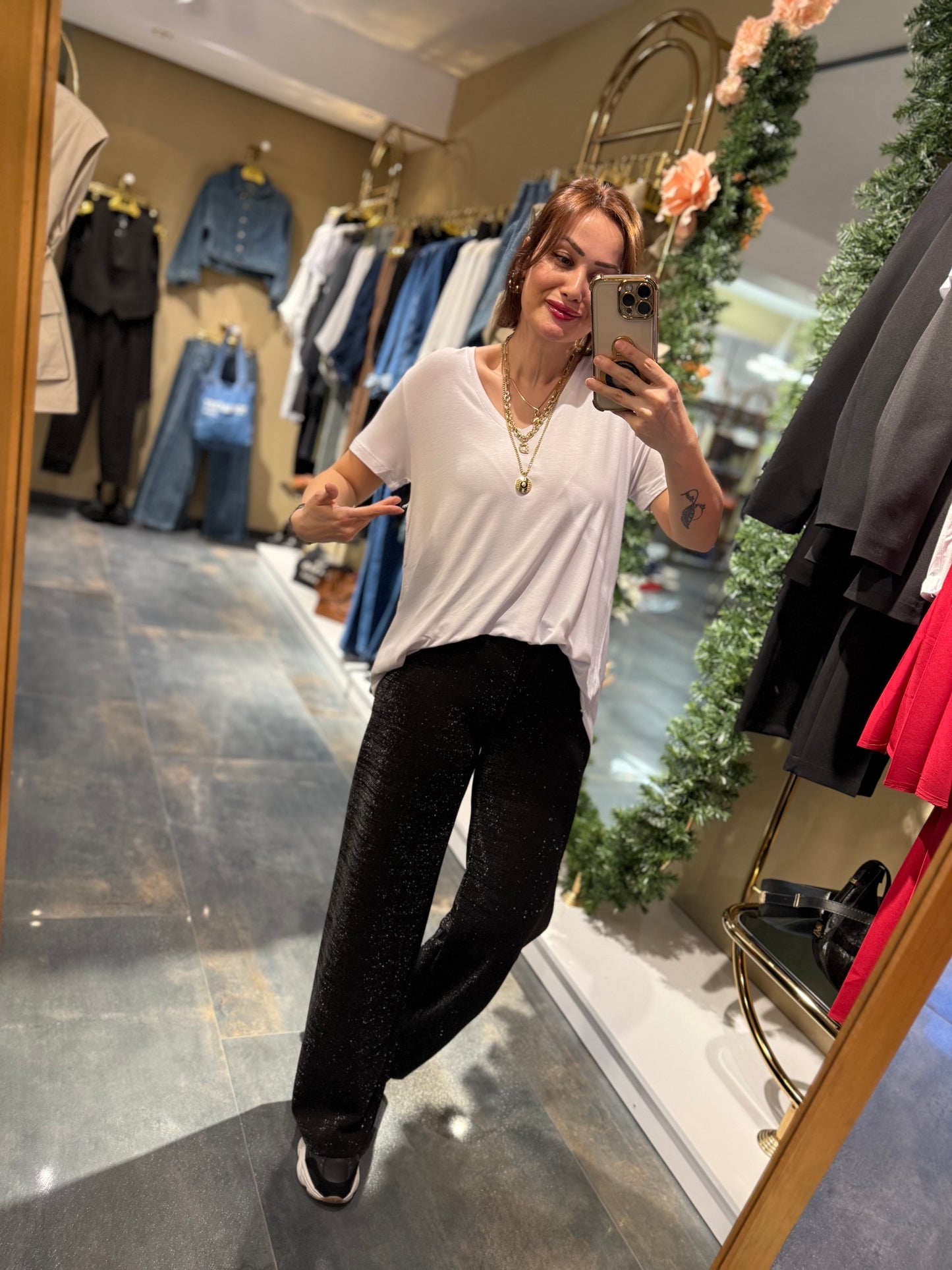 The Secret Simli Palazzo Pantolon