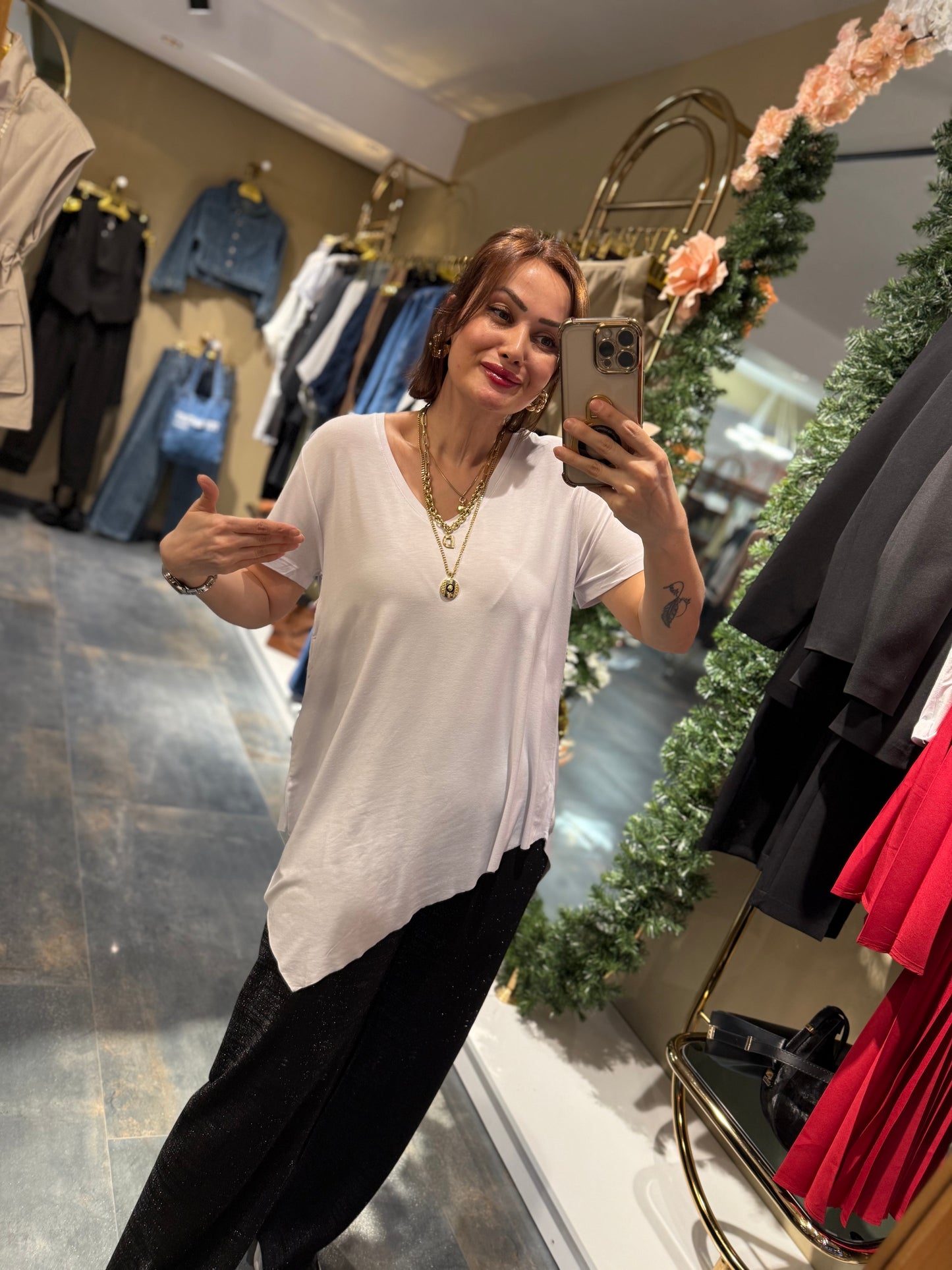 The Secret Simetrik Beyaz Basic