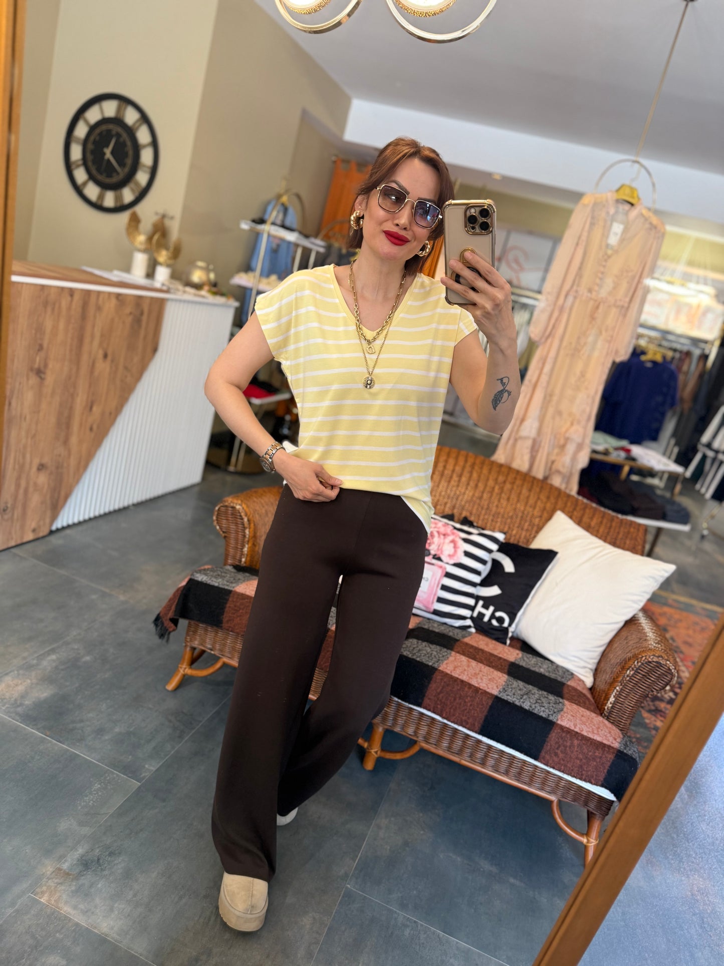 The Secret Kahve Modal Pantolon