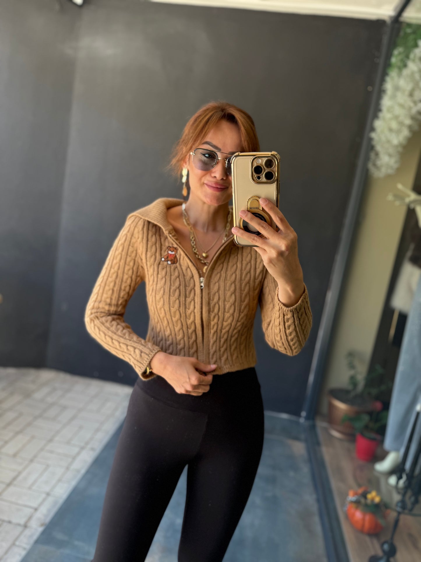 İkonic Camel Teddy Hırka