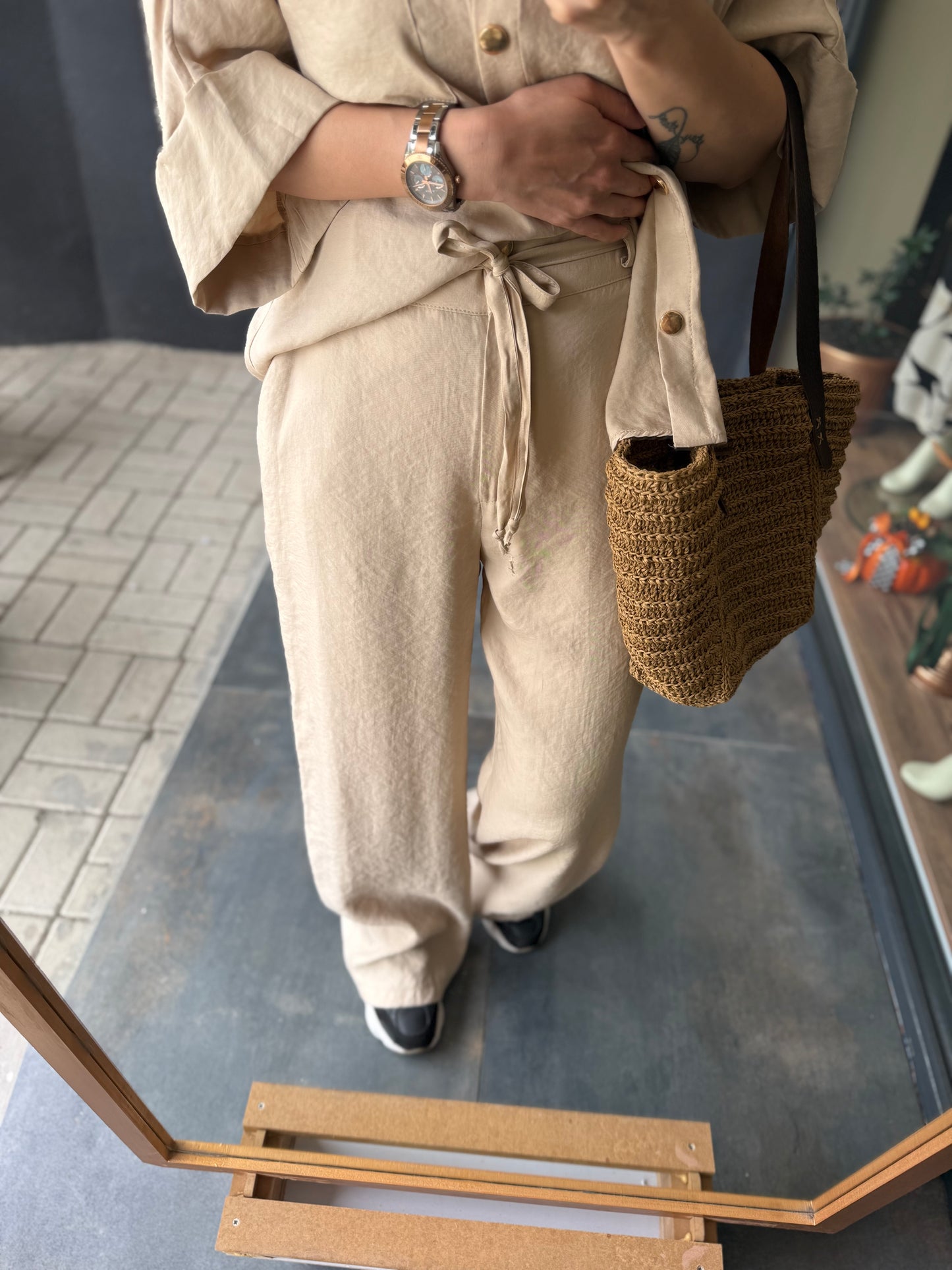 Kate Tensel Krem Takım