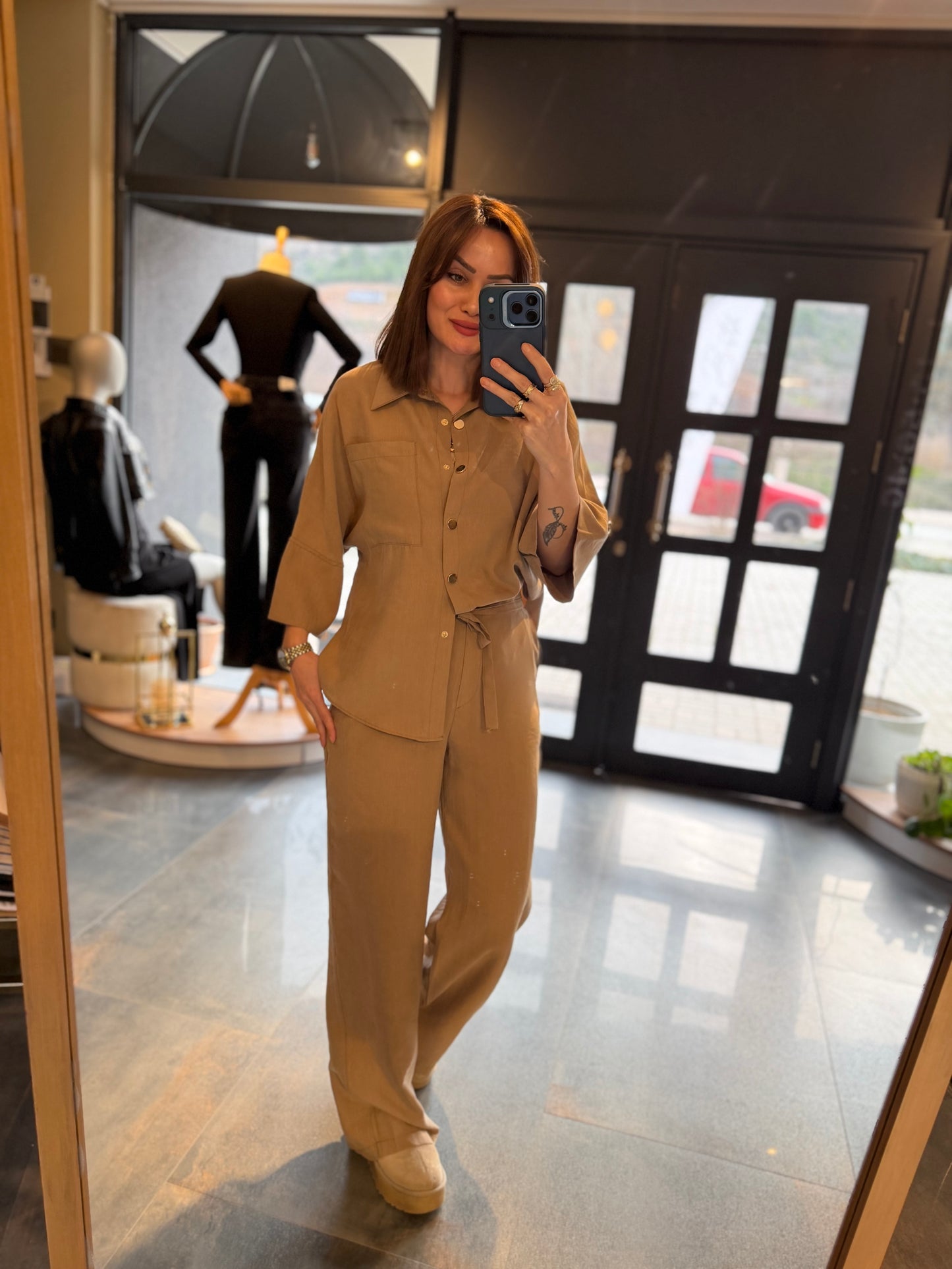 Sensitive Bej Tensel Takım