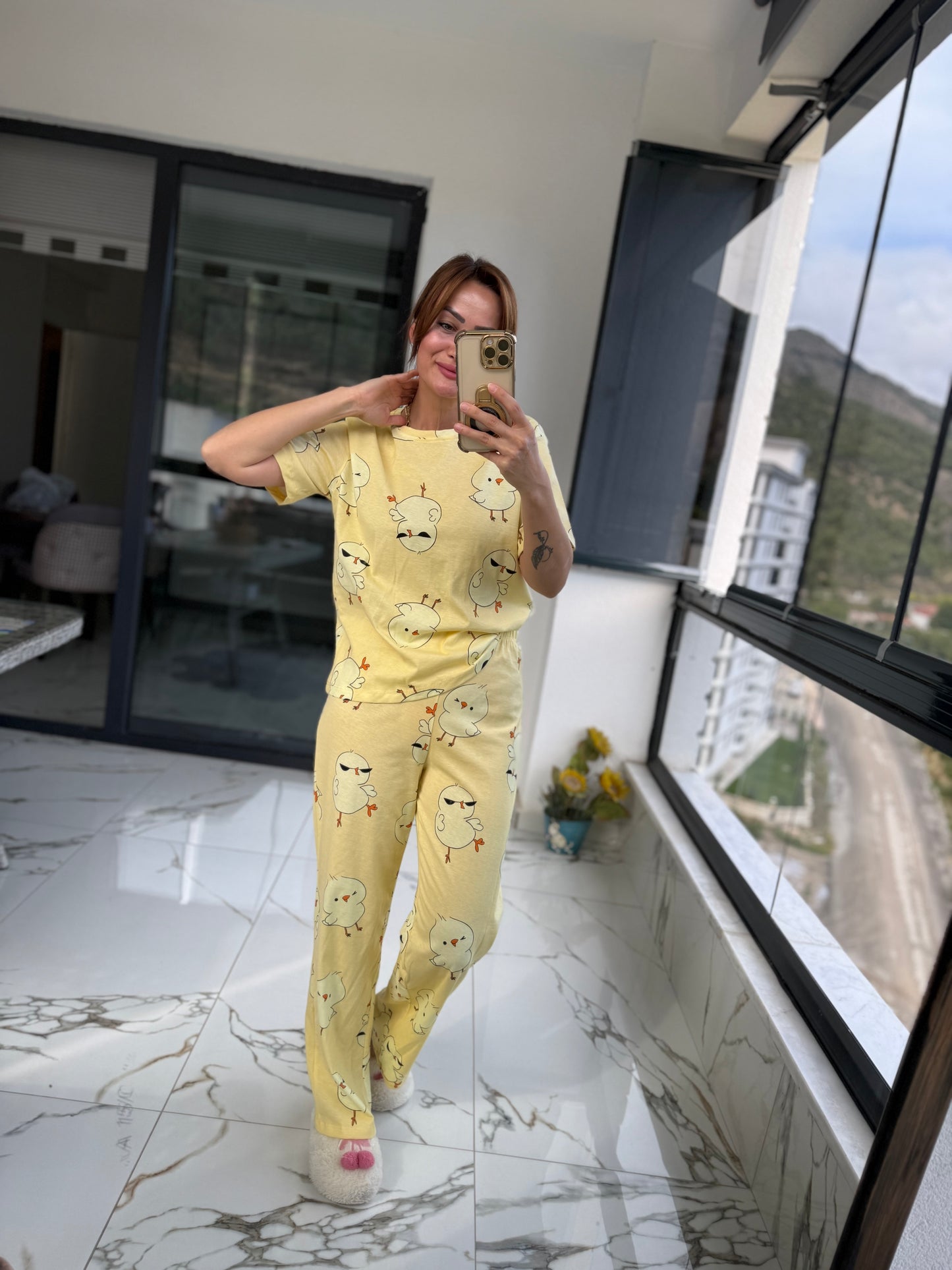 Hanteks Kısa Kol Pijama Takımı 3