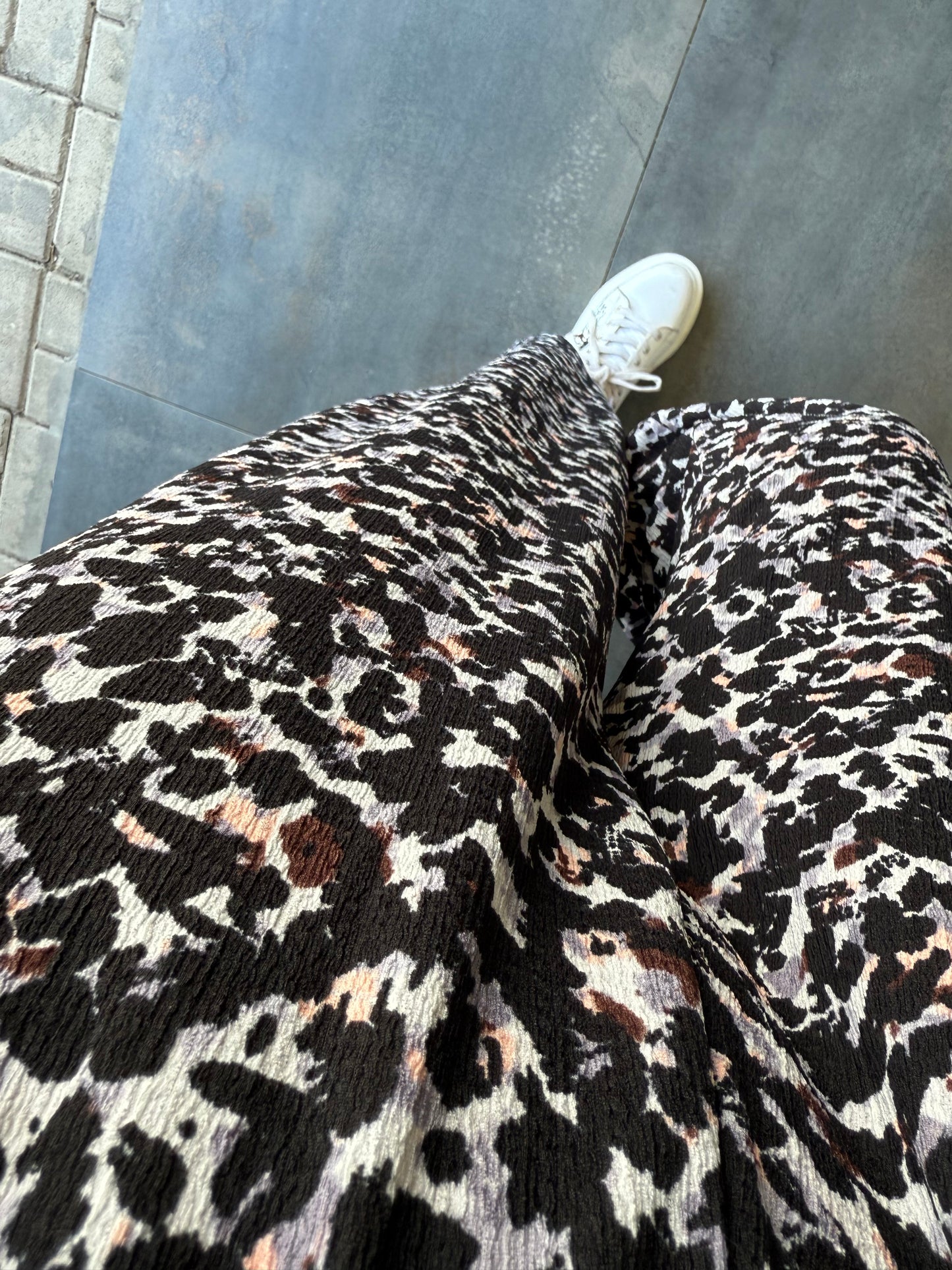 Dina Desenli Müslin Pantolon 3