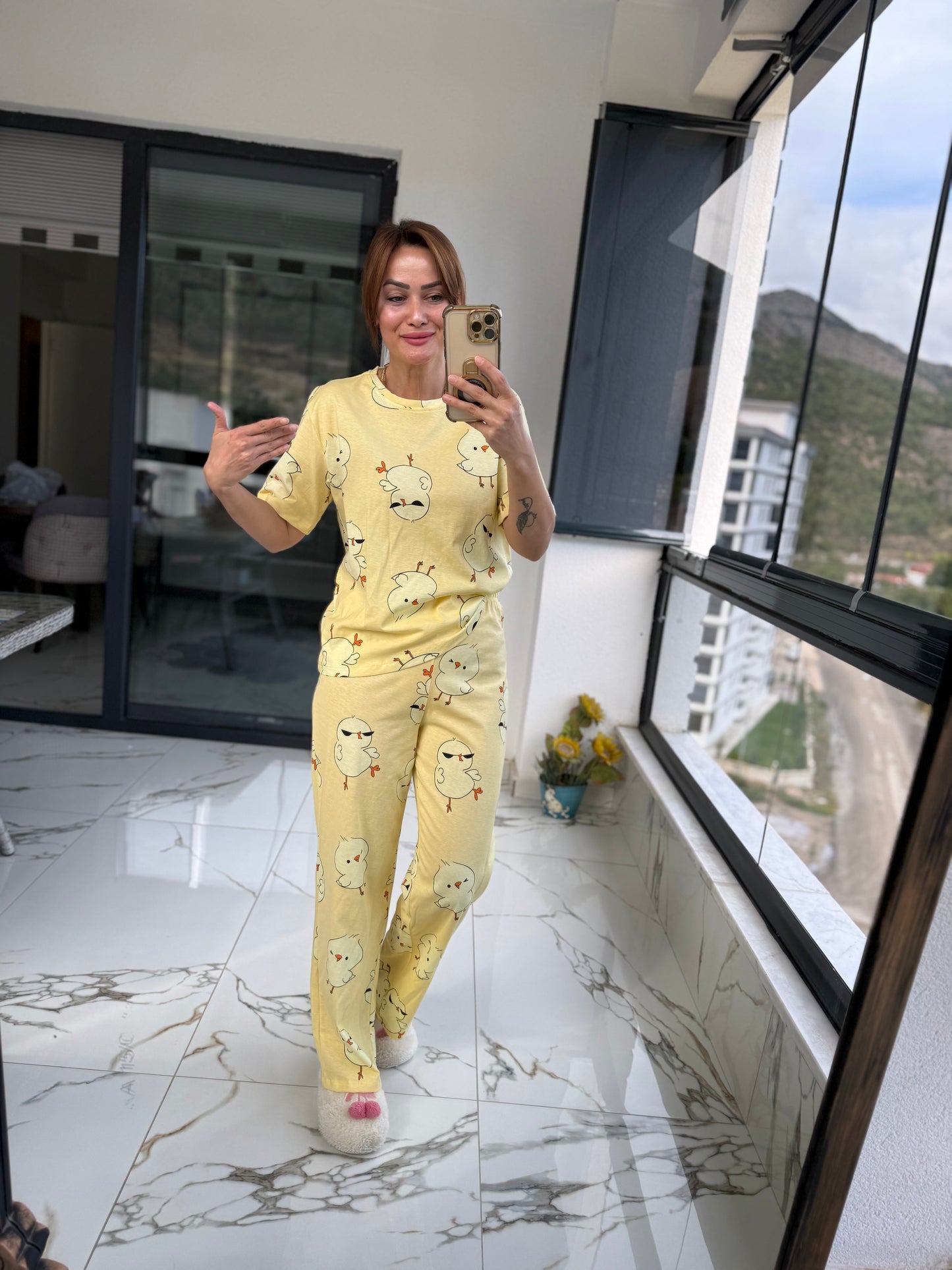 Hanteks Kısa Kol Pijama Takımı 3