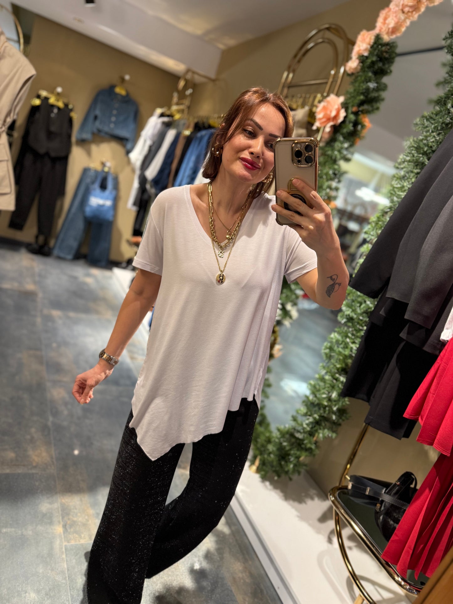 The Secret Simetrik Beyaz Basic