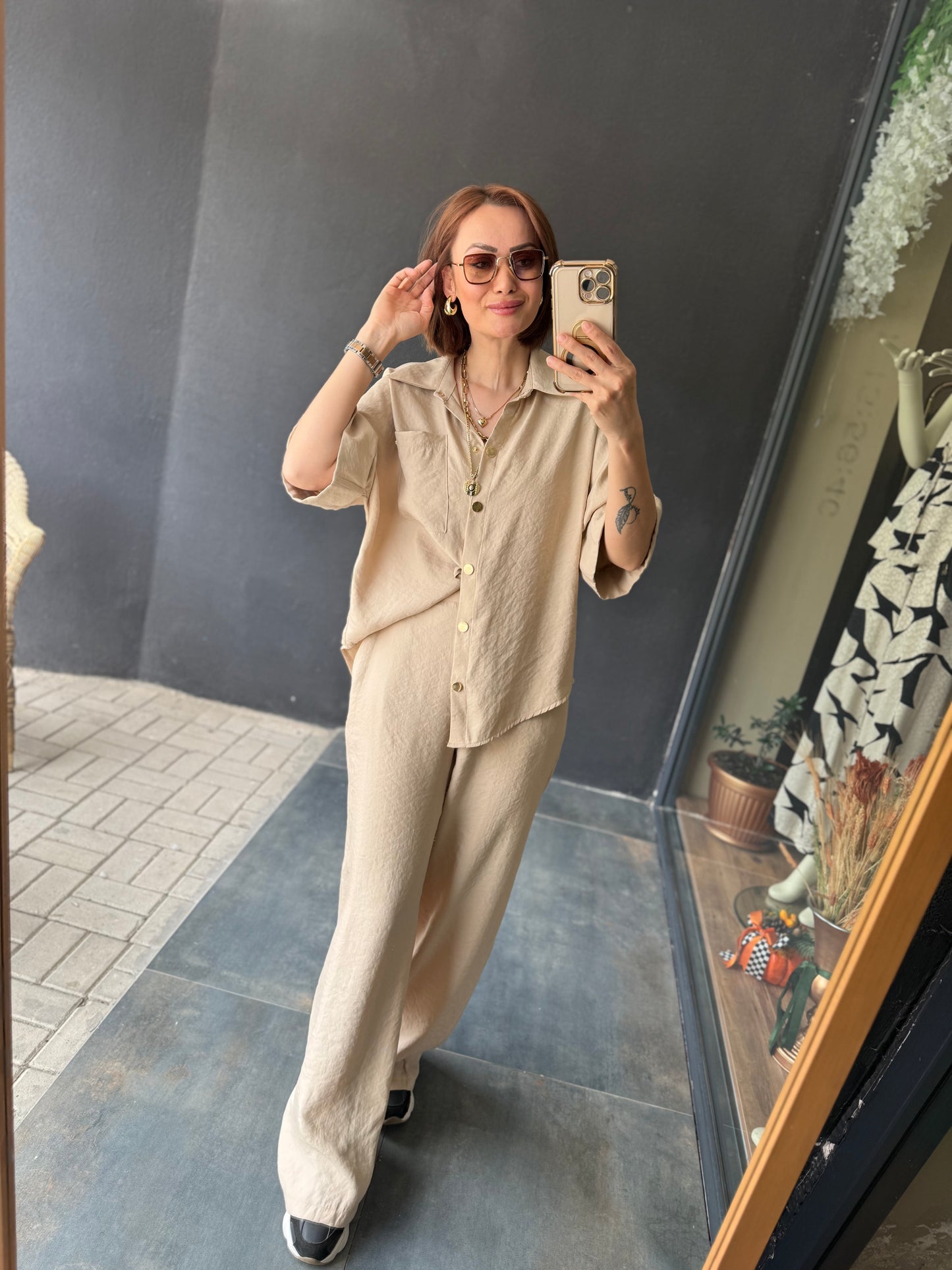 Kate Tensel Krem Takım