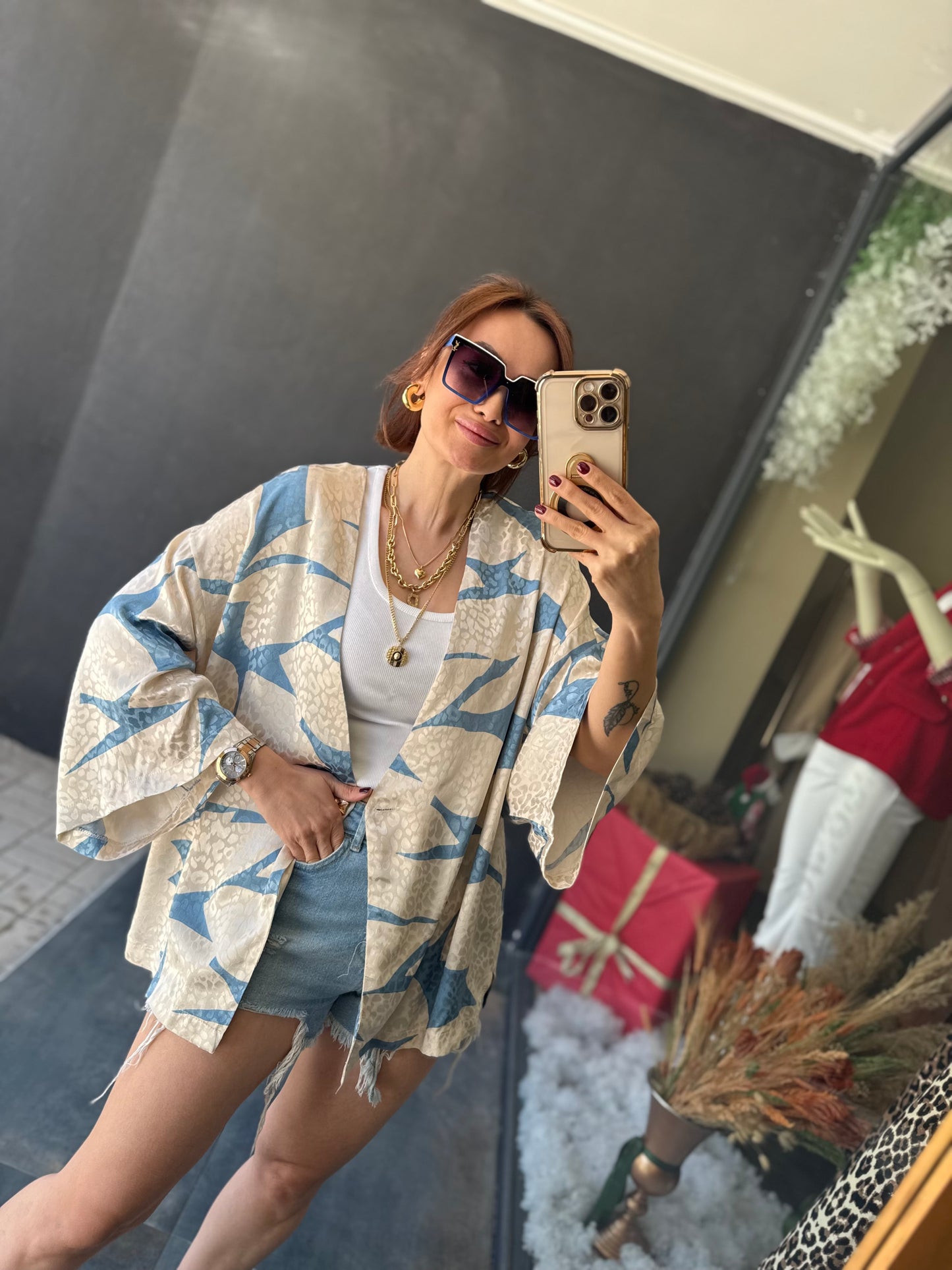 Kotto Mavi Blazer Ceket