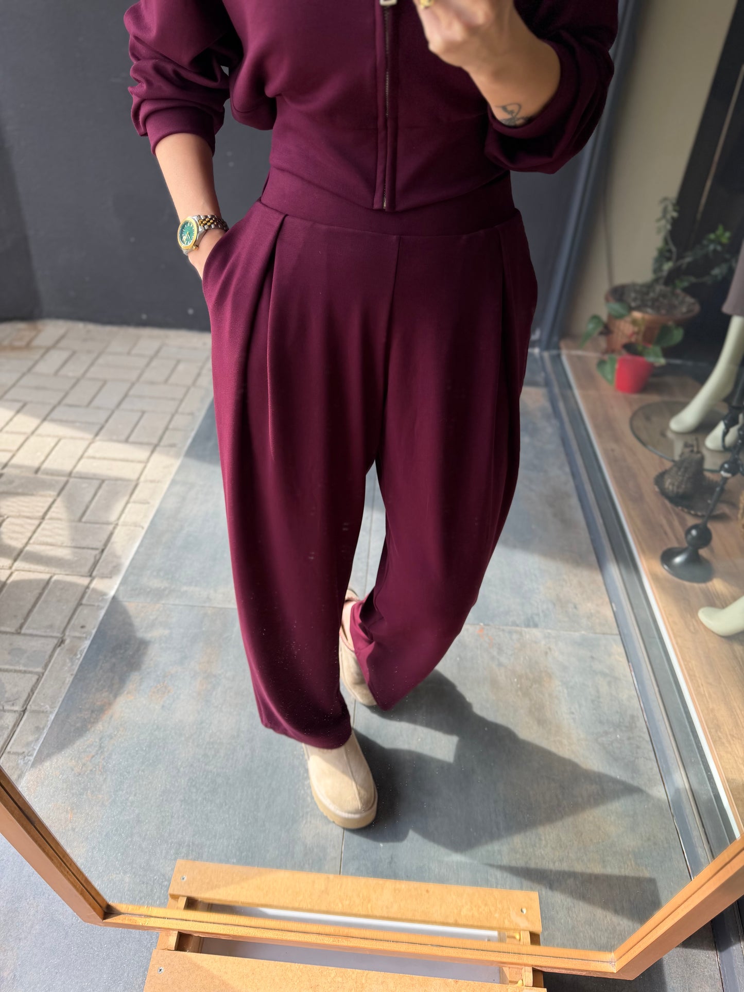 Gng Bordo Modal Takım