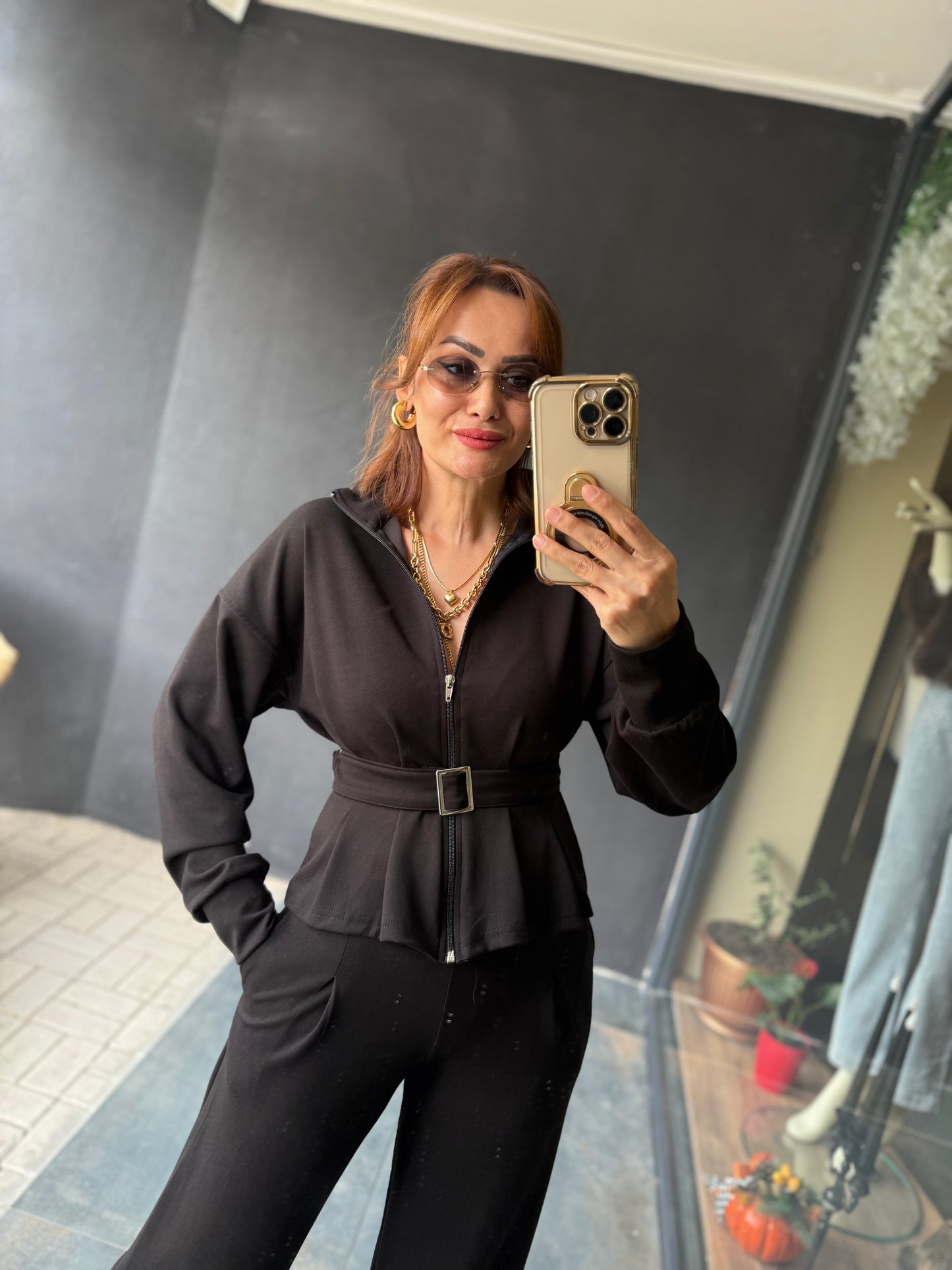 Semy Siyah Kemerli Modal Takım