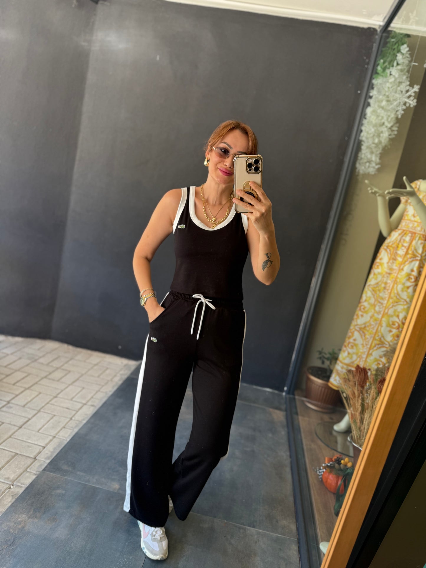 Laxet Siyah Modal Eşofman Takımı