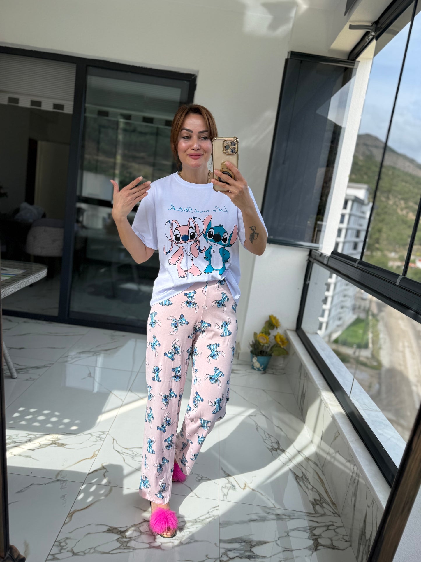 Hanteks Kısa Kol Pijama Takımı 7
