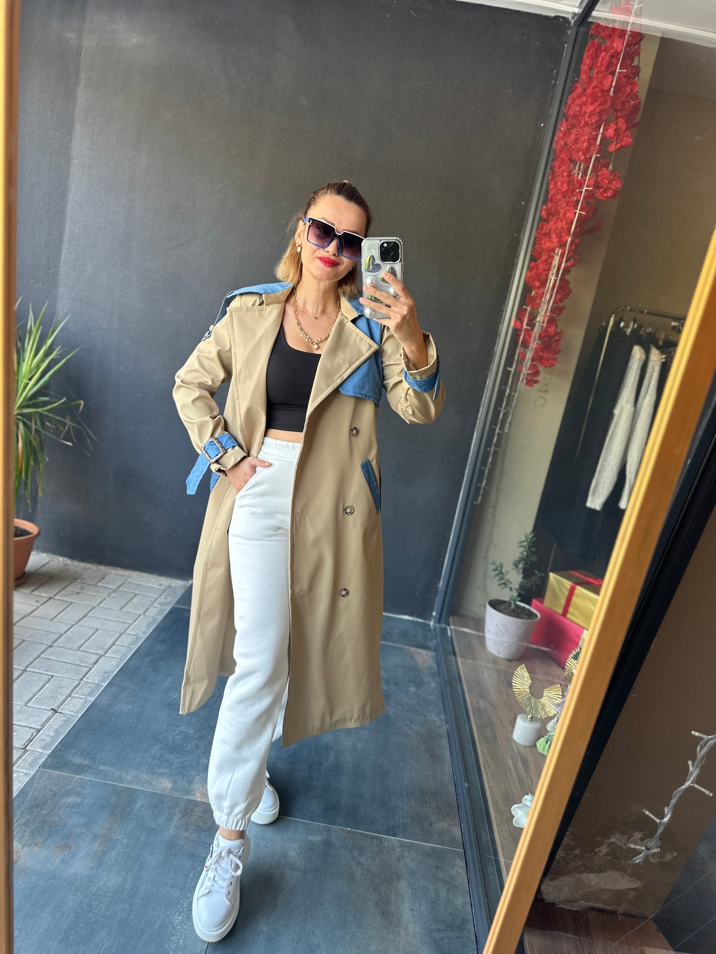 Asprn Camel Kot Det.Trenchcoat