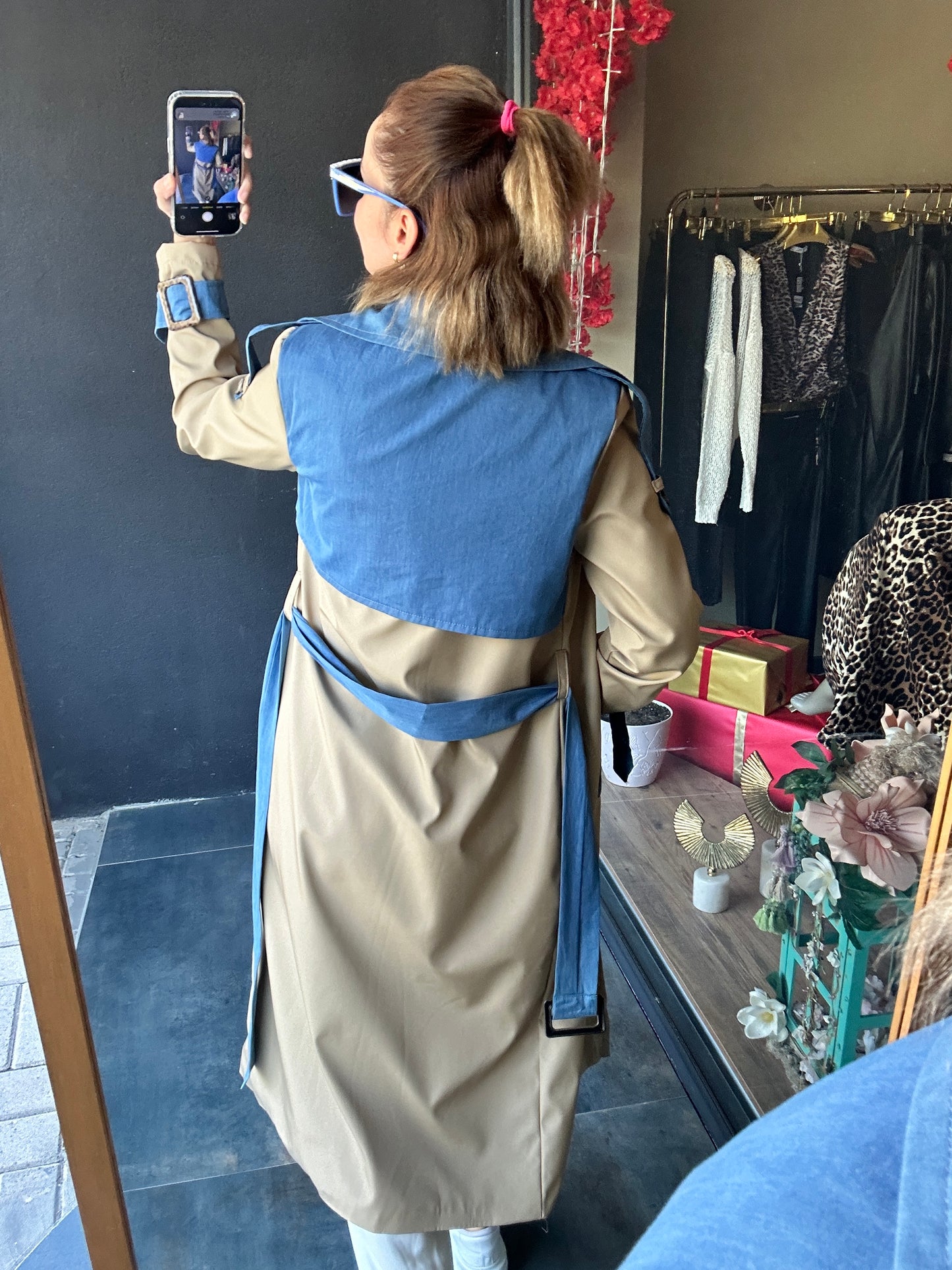 Asprn Camel Kot Det.Trenchcoat