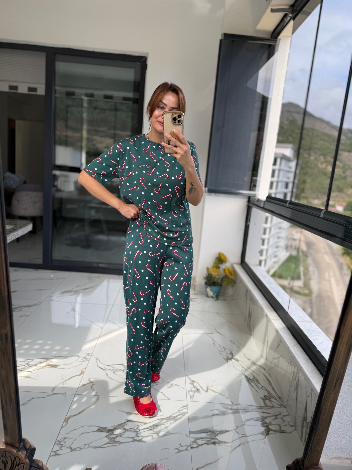 Hanteks Kısa Kol Pijama Takımı 6