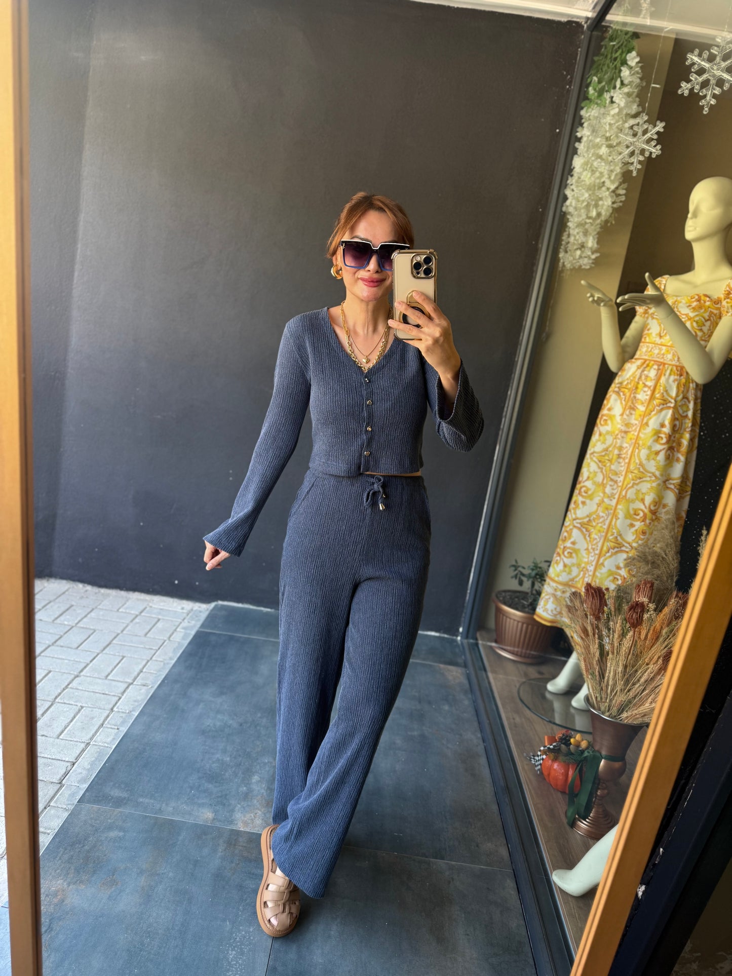 Gynamic Elit Örme İndigo Takım