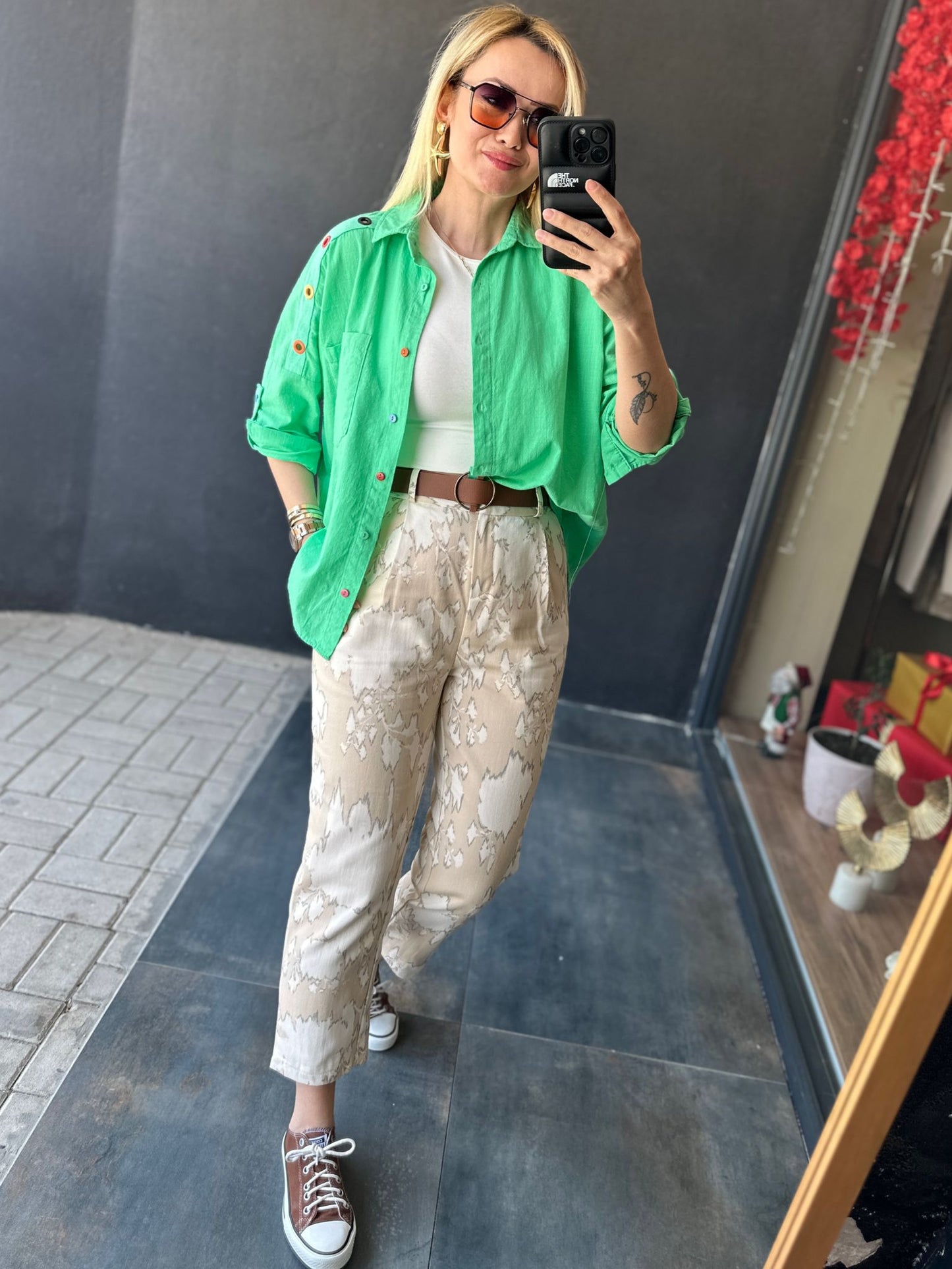 Mino Keten Nude Pantolon