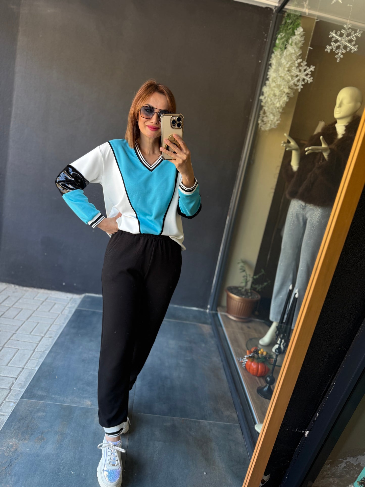 Buka Turkuaz Modal Takım