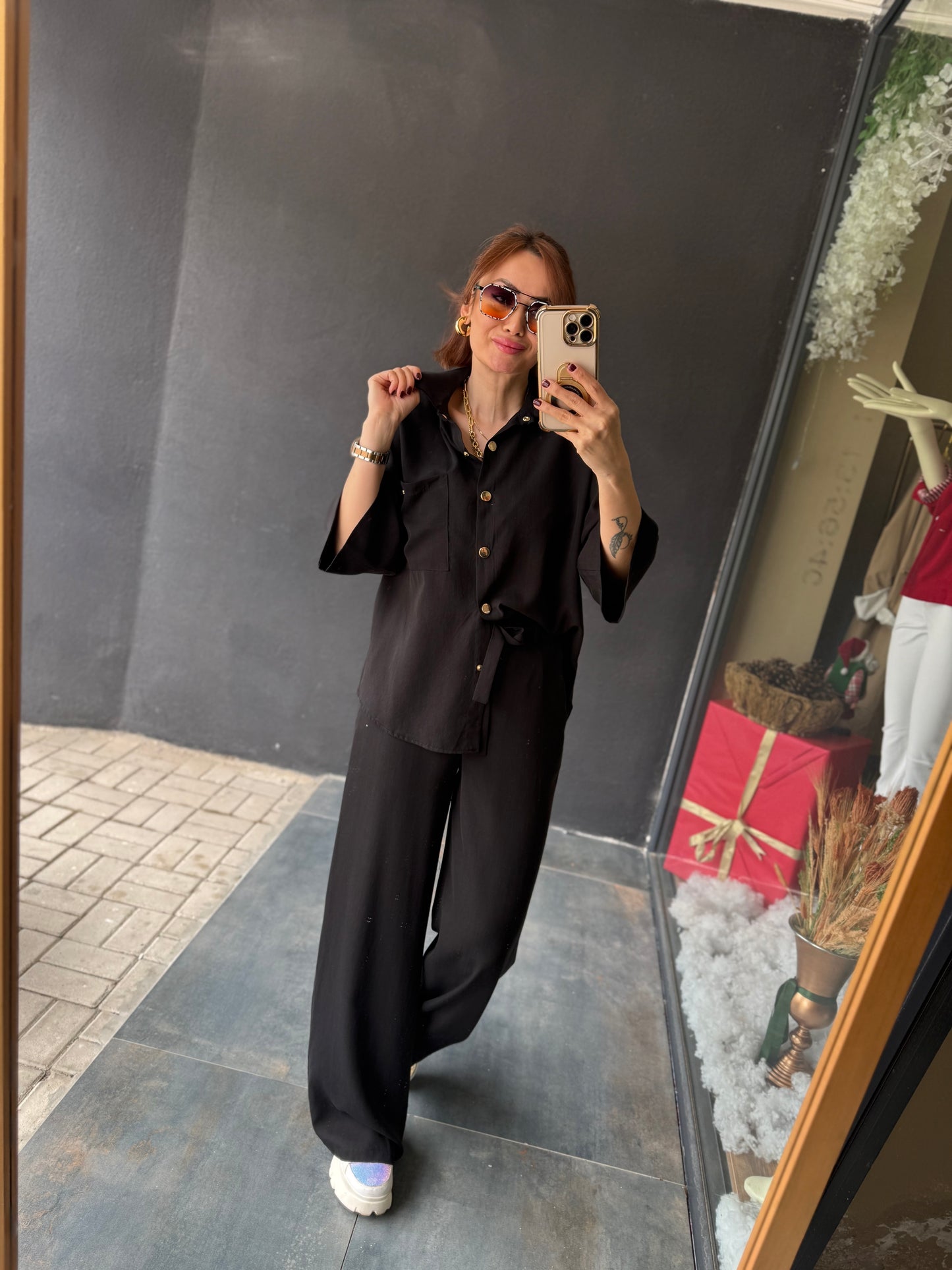 Kate Tensel Siyah Takım