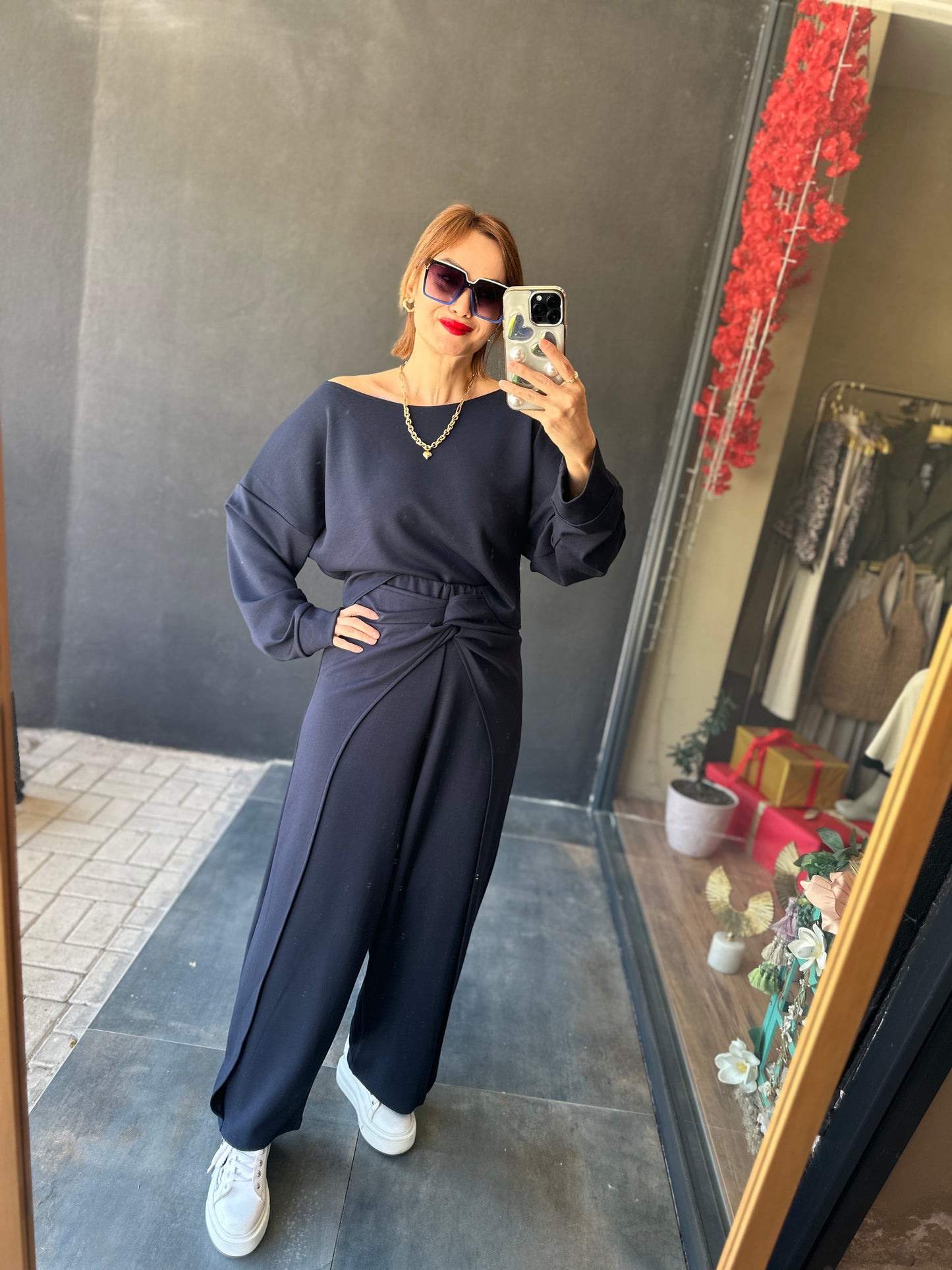 Mek Lacivert Modal Takım