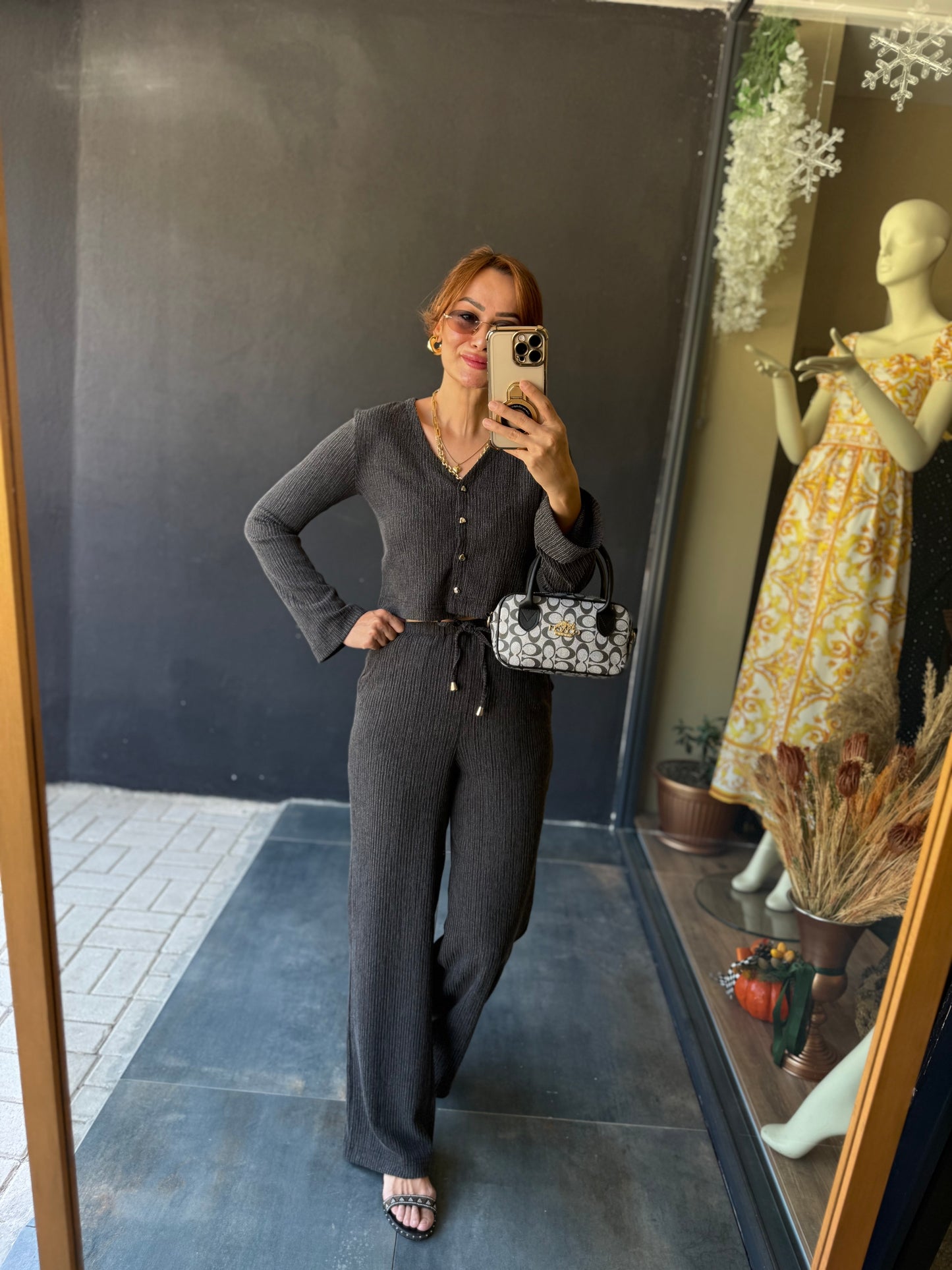 Gynamic Elit Örme Antrasit Takım