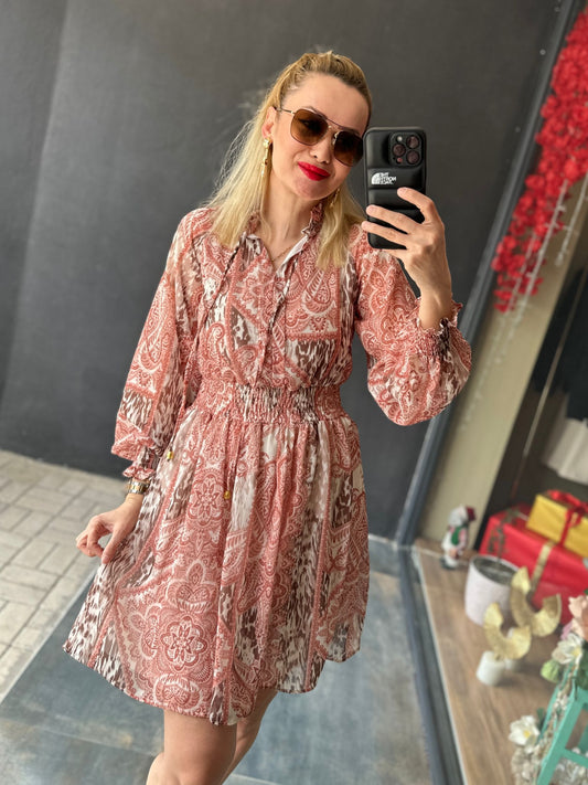 Donatella Şifon Tarçın Elbise