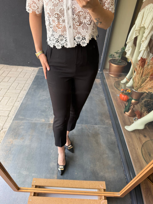 Bello Siyah Pensli Pantolon