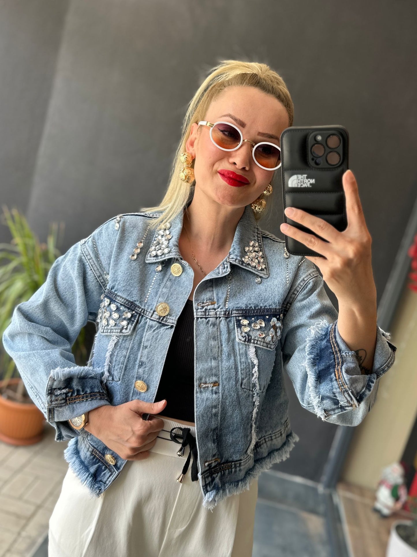 Uti Tasarım Jean Ceket