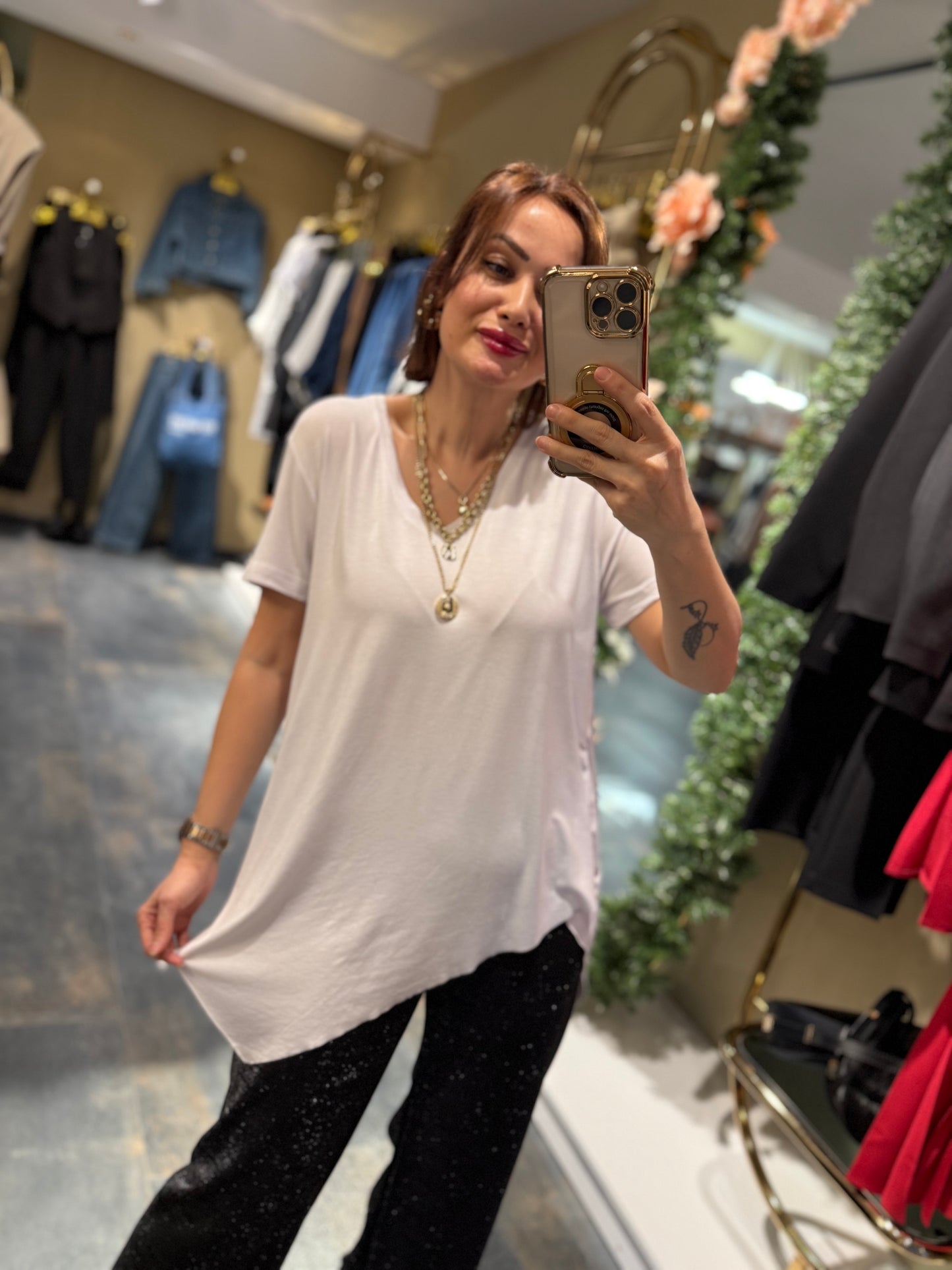 The Secret Simetrik Beyaz Basic