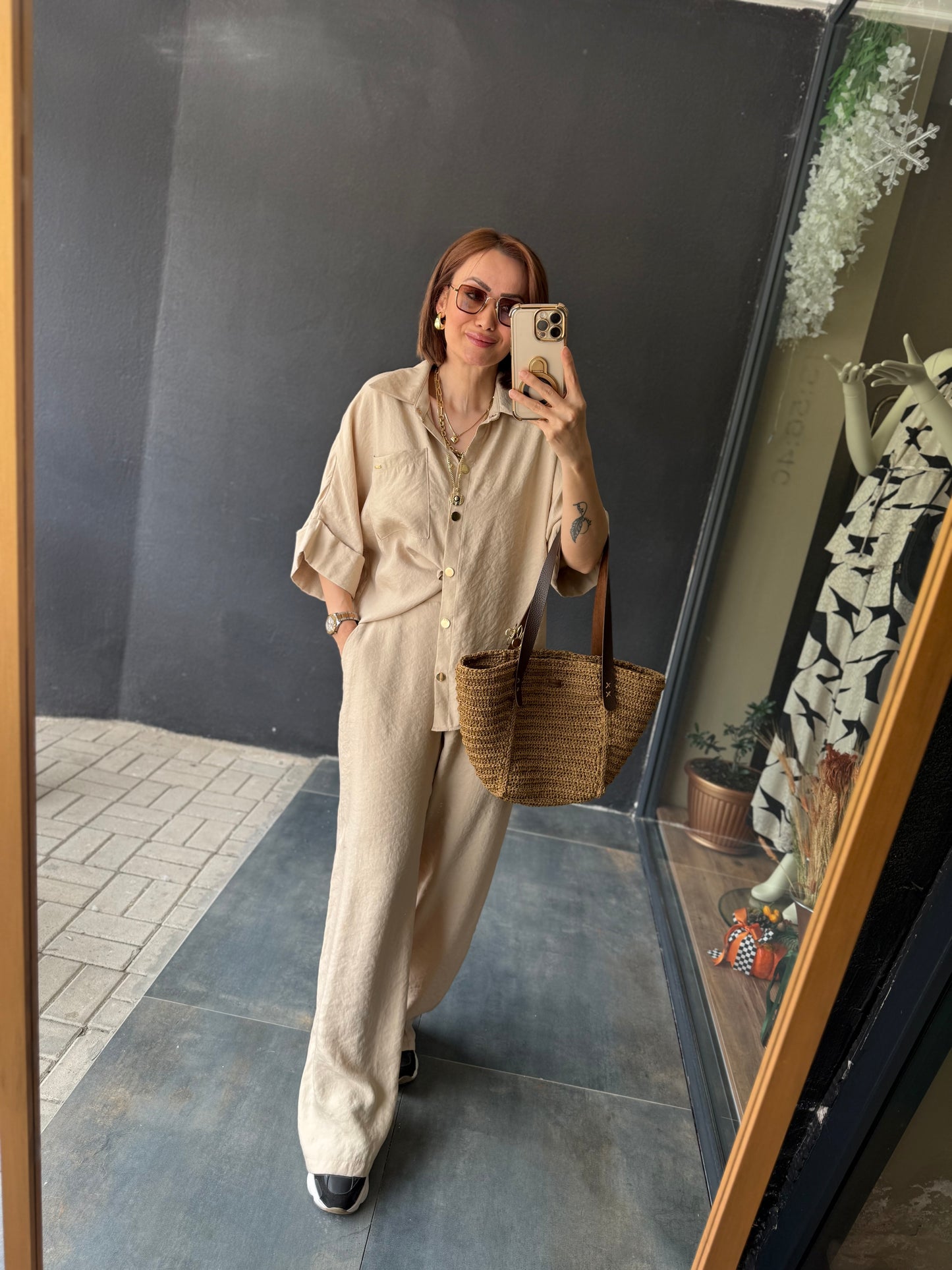 Kate Tensel Krem Takım