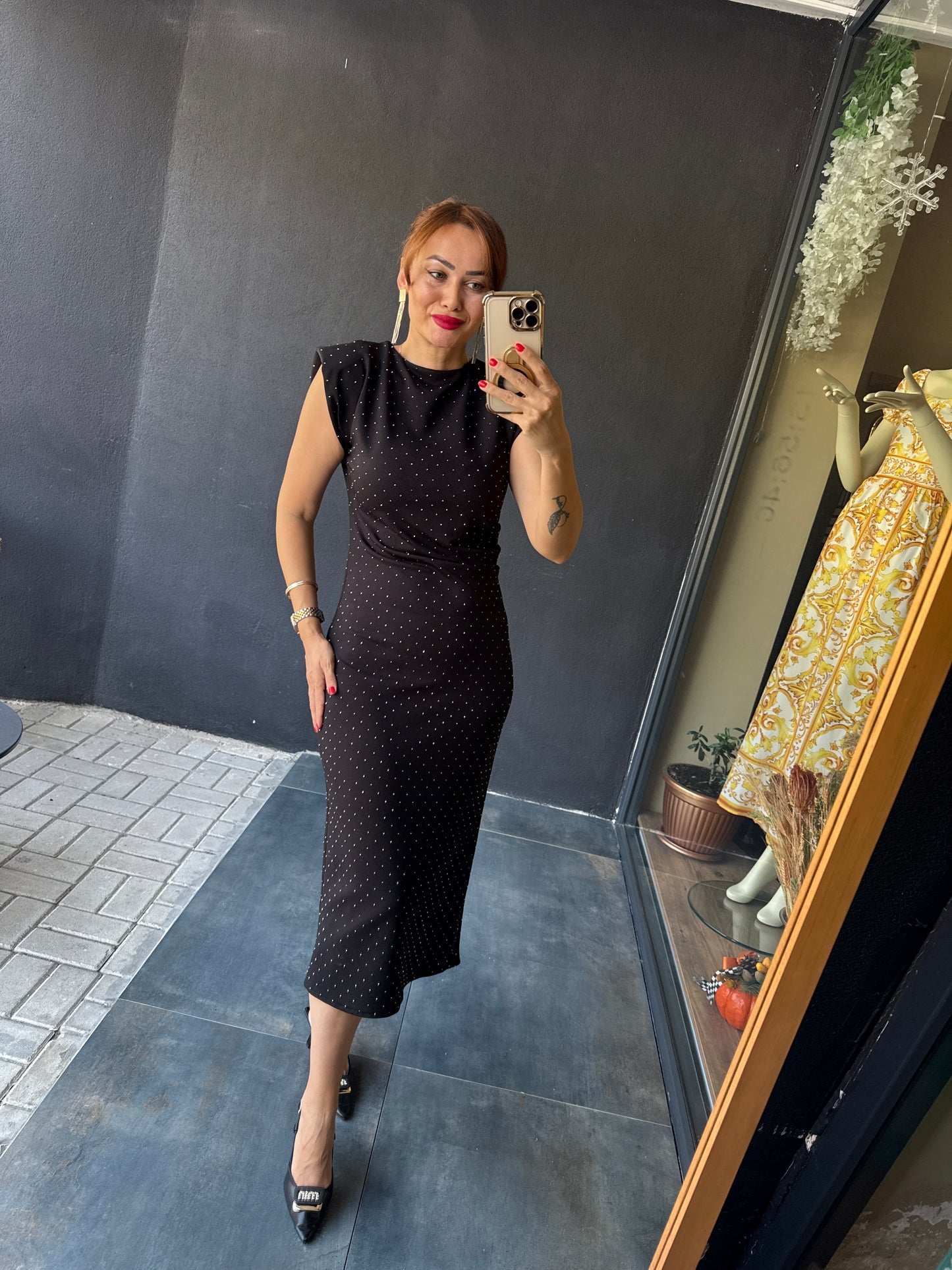 Shine Buzy Kalem Elbise